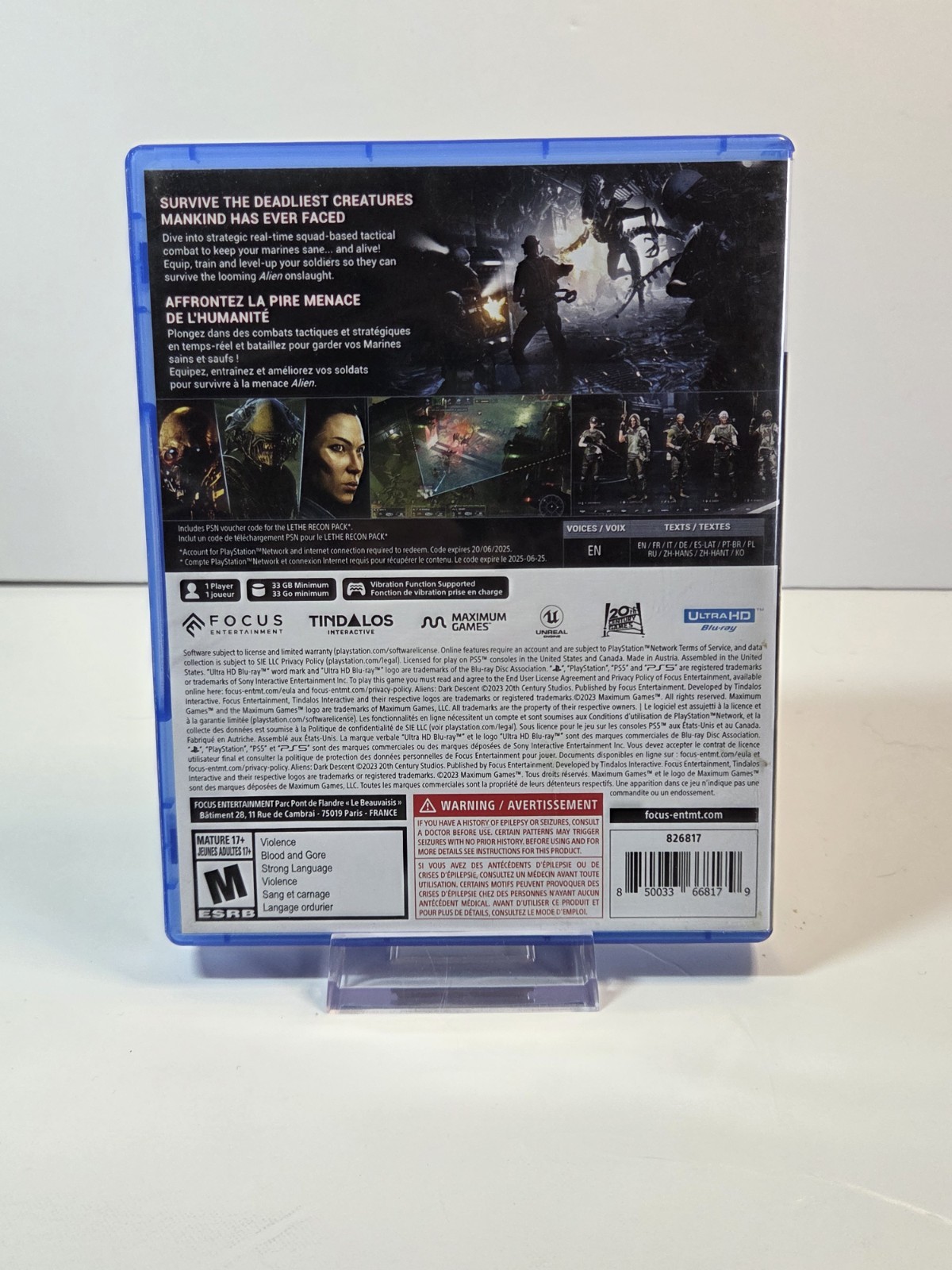 Aliens: Dark Descent – PS5