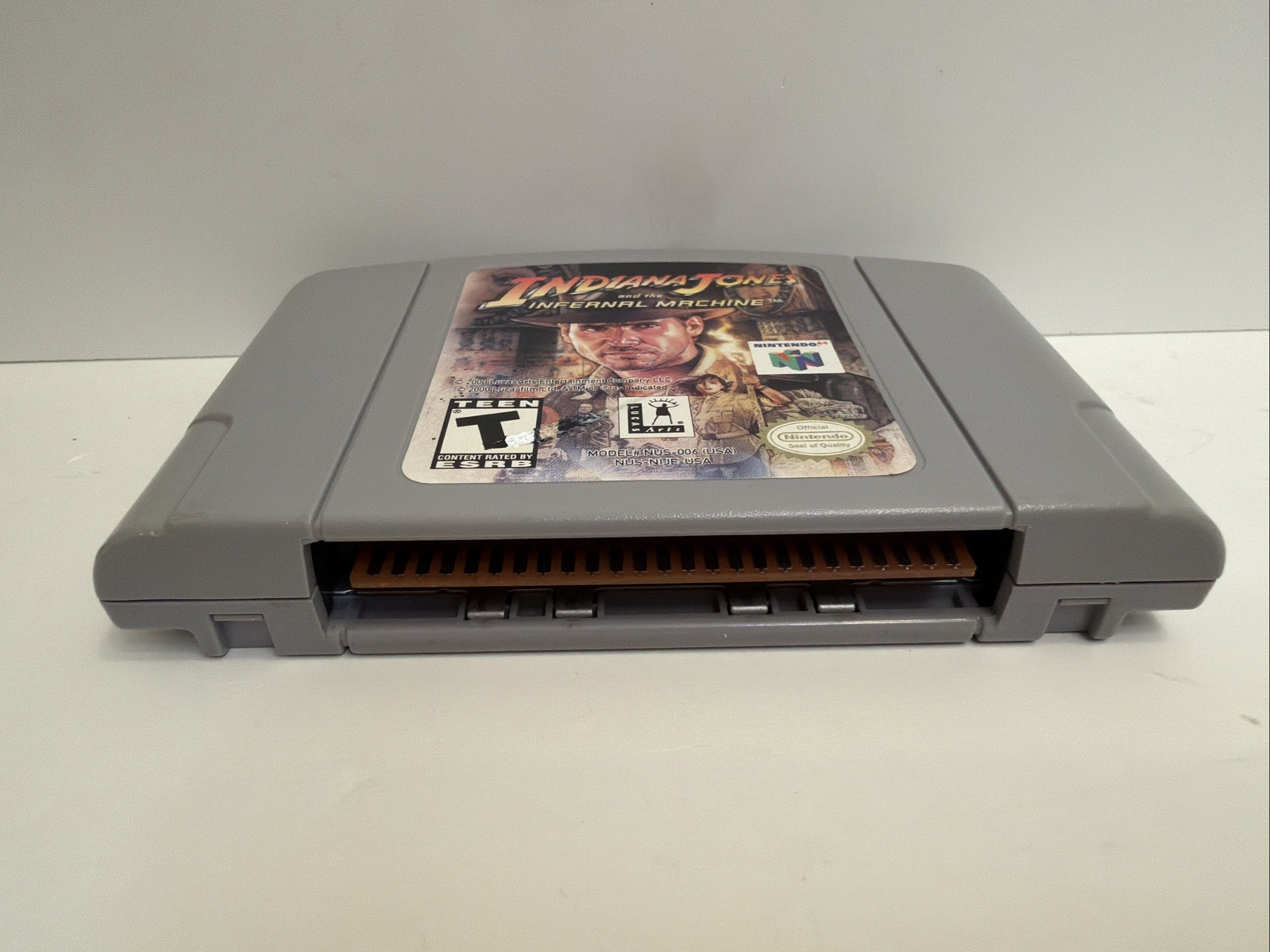 Indiana Jones Infernal Machine Nintendo 64 N64 Cart Only Authentic
