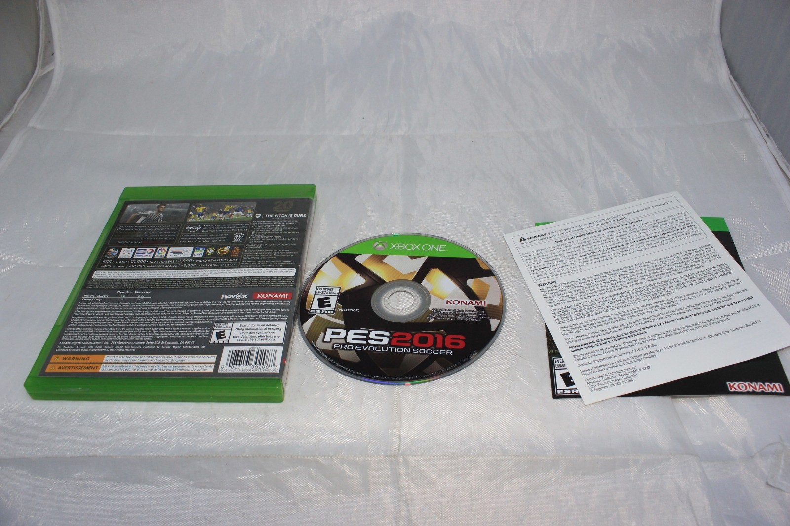 Pro Evolution Soccer PES 2016 (Microsoft Xbox One 2015) Complete