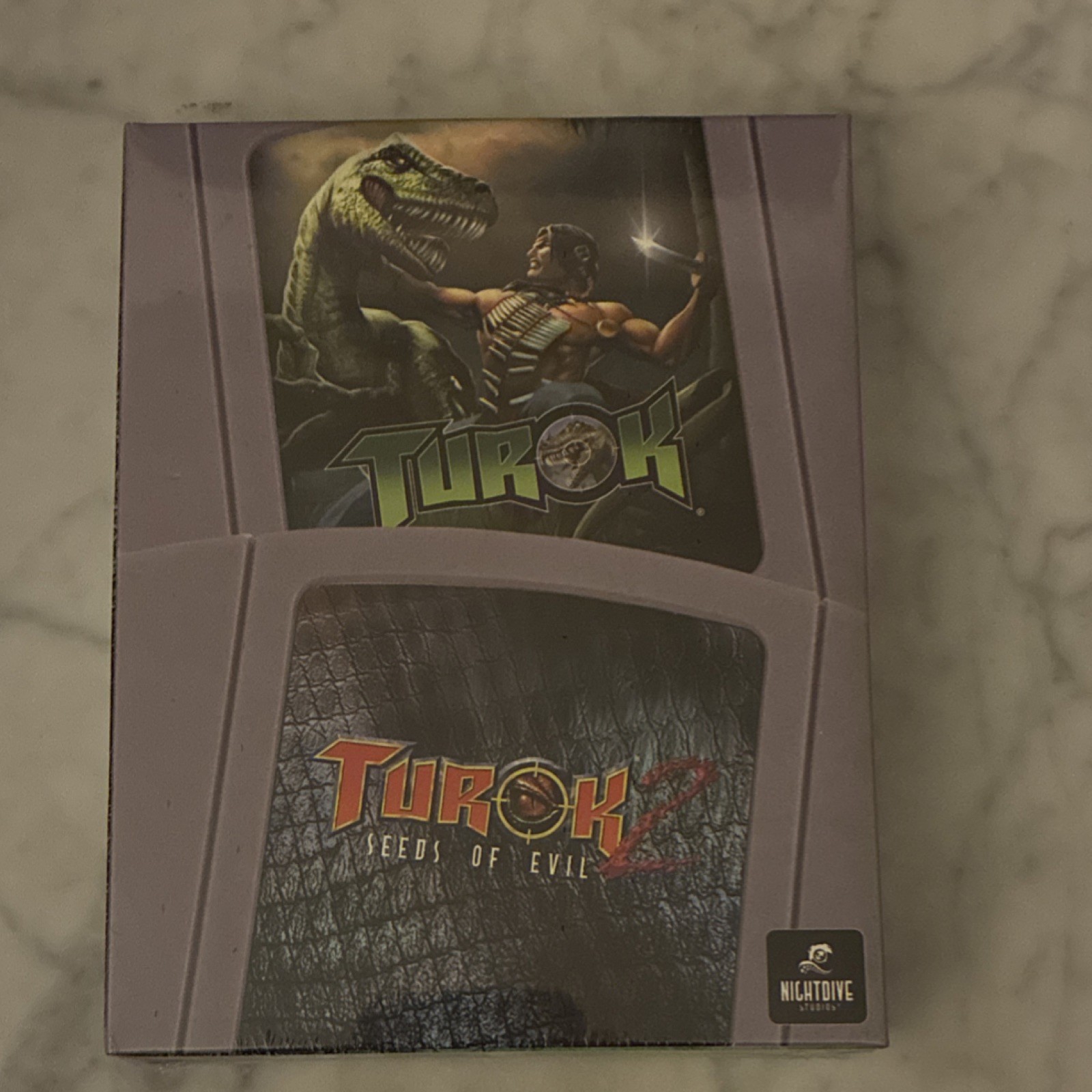 Turok & Turok 2 Seeds of Evil Double Pack PS4 PlayStation Limited Run New Sealed