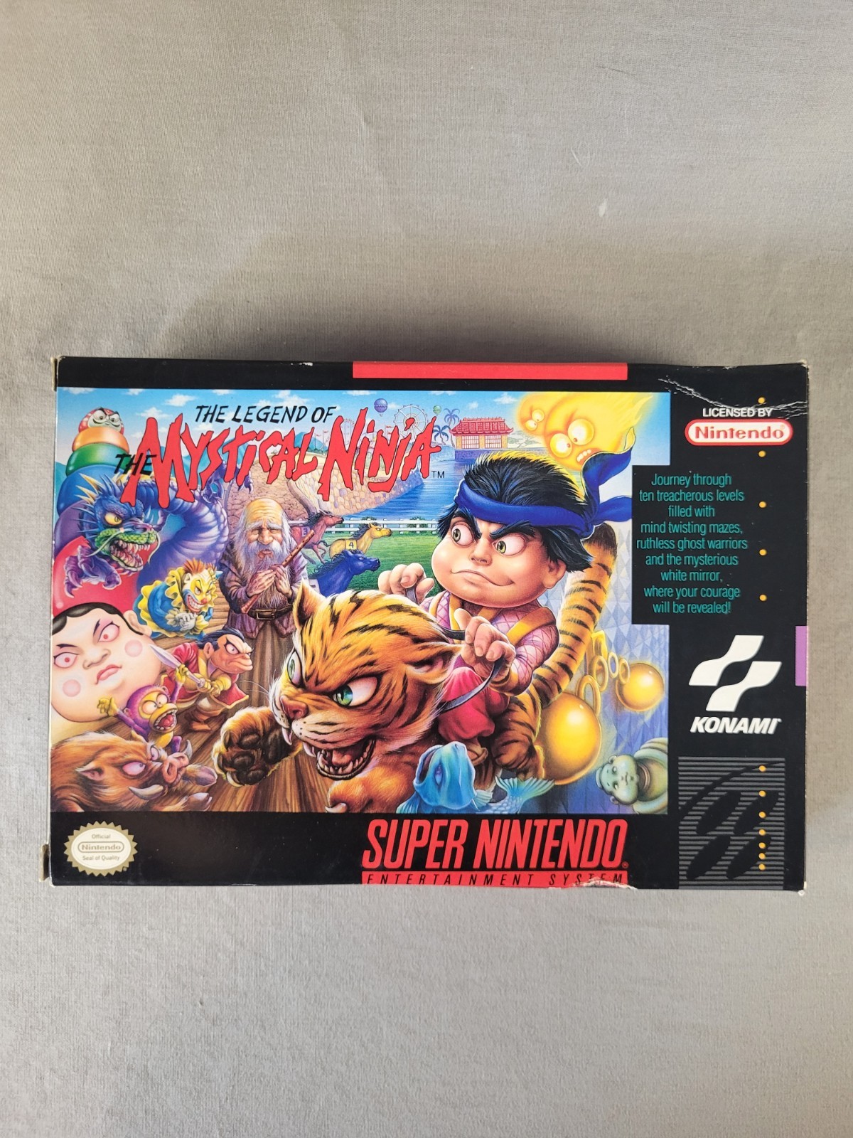 The Legend of the Mystical Ninja, SNES, Complete, Authentic! [Reg Card]
