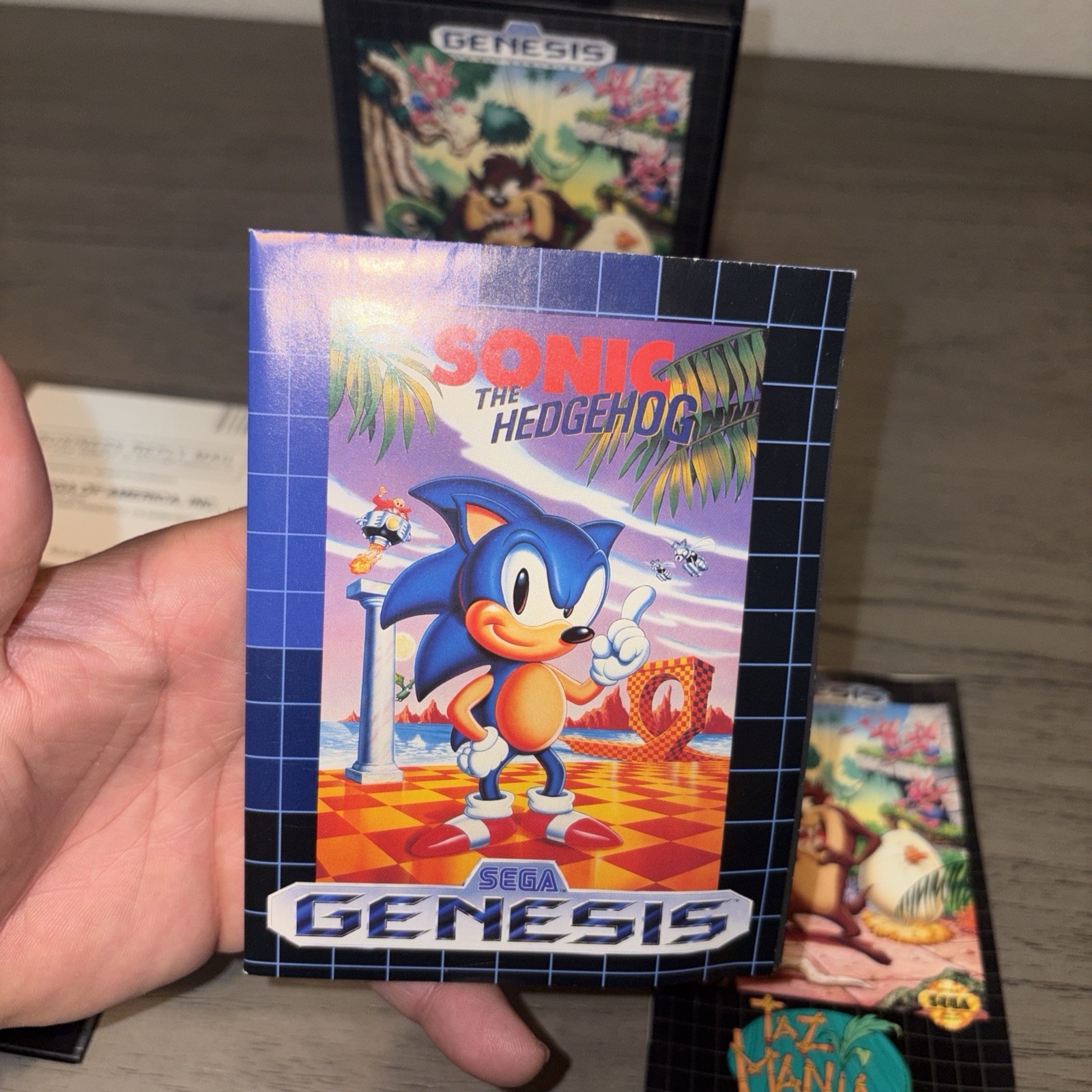Taz-Mania (Sega Genesis, 1992) Complete CIB Collector Quality Tested Clean