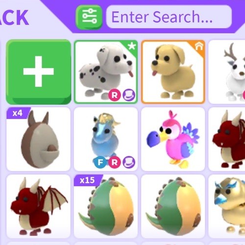 Roblox Adopt Me Virtual Pet In-Game Inventory Ride Dalmatian.
