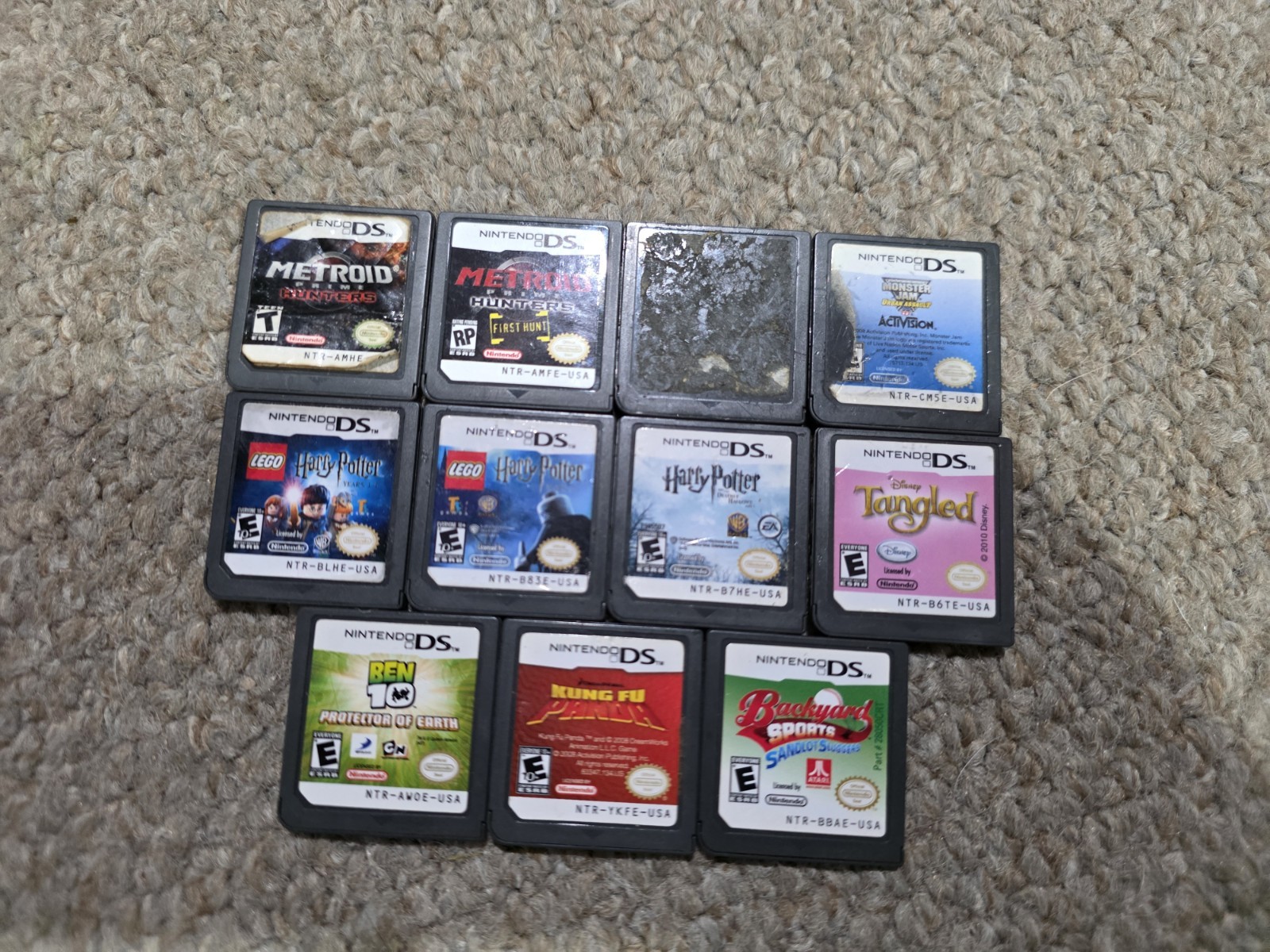 Lot Of 11 Nintendo DS Games, Metroid Prime, Mario & Luigi, Lego, Harry Potter