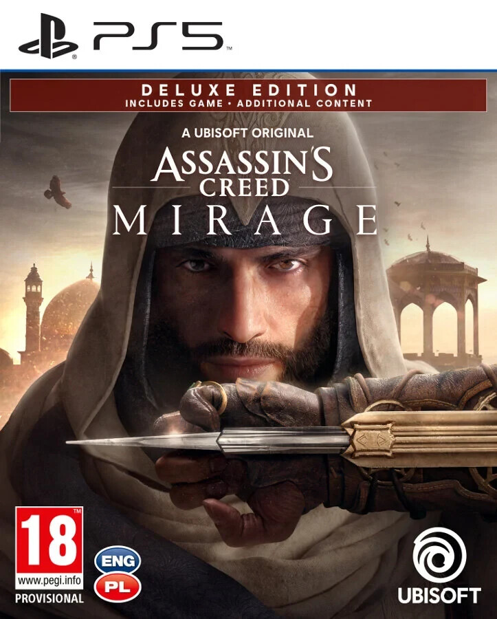 PS5 GAME Assassin’s Creed: Mirage Deluxe PL POLAND NEW POLISH NEW SEALED