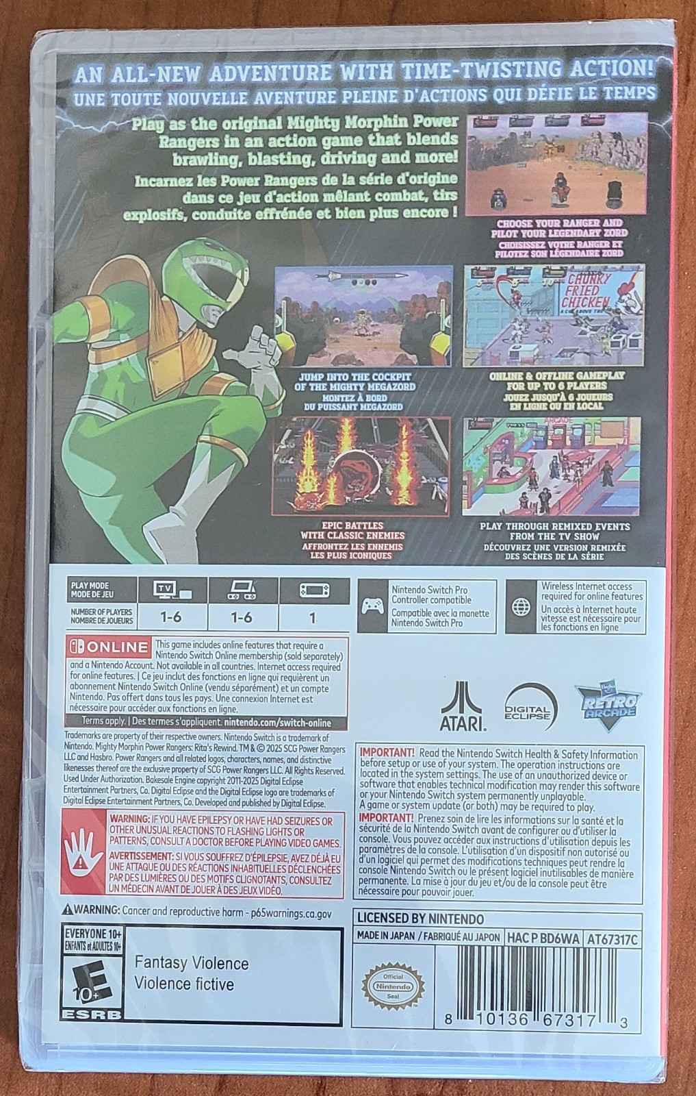 Mighty Morphin Power Rangers: Rita’s Rewind – Nintendo Switch (NEW)