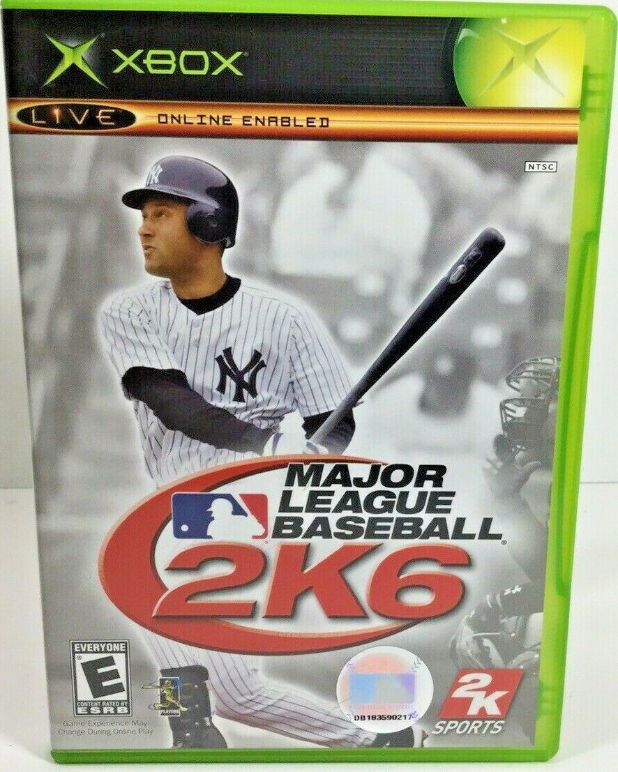Microsoft Xbox Major League Baseball 2K6 TESTED CLEANED COMPLETE NICE!