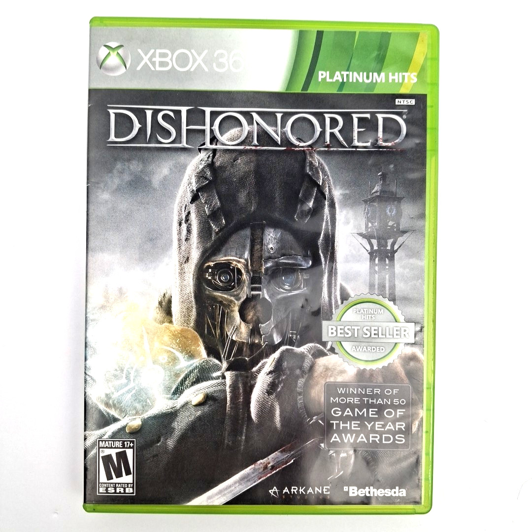 Dishonored (Microsoft Xbox 360, 2012) CIB Complete w/ Manual Tested Works