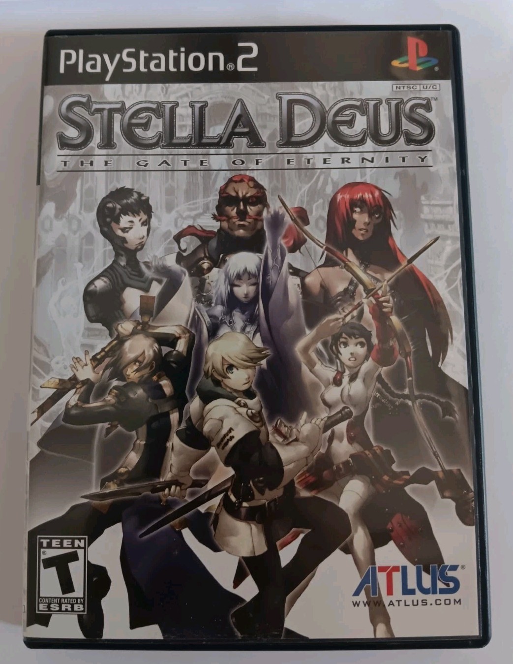 ATLUS Stella Deus: The Gate of Eternity PS2 Manual Tactical RPG