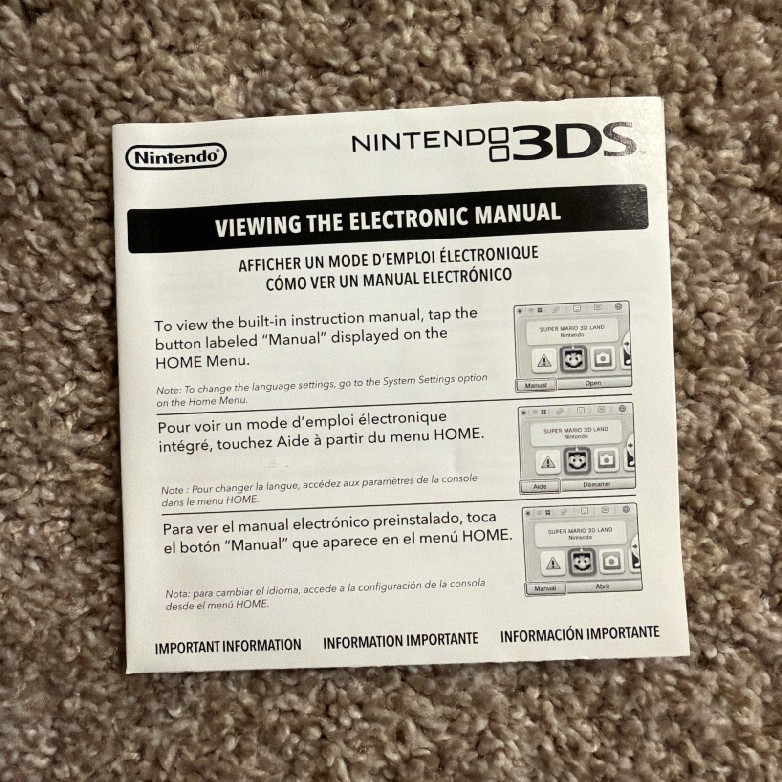 Nintendo Pokémon Omega Ruby (3DS, 2014) BOX ONLY + Manual