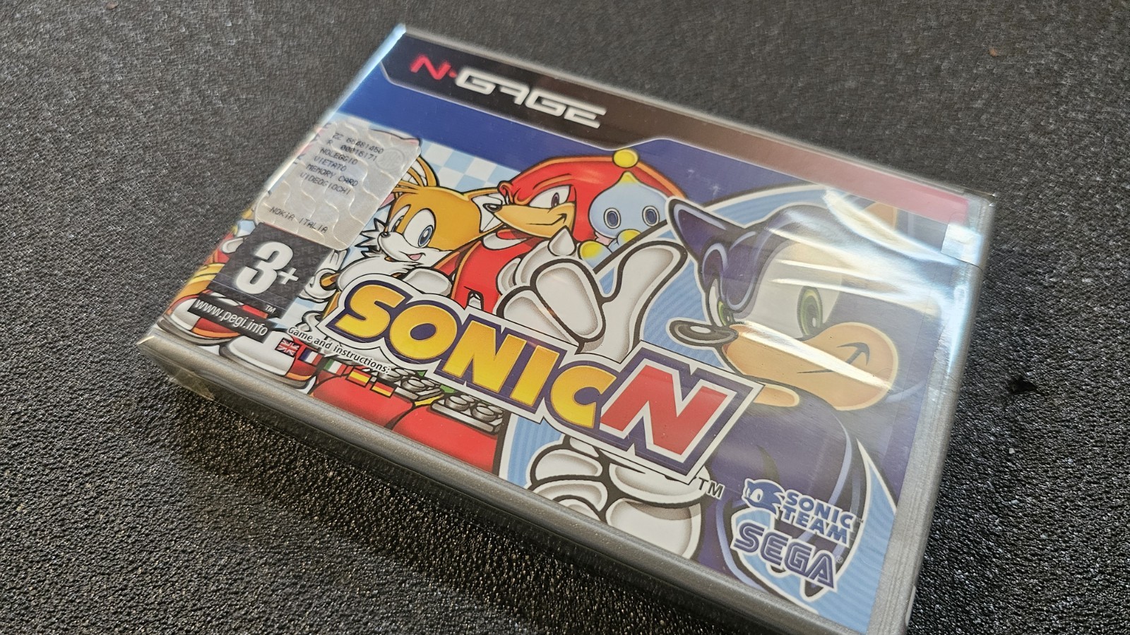 SonicN Sonic N Nokia N-Gage 2003 – Brand New Sealed – PAL – Nokia Italia – RARE