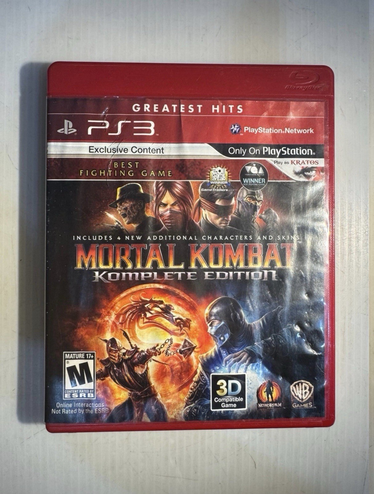 Mortal Kombat Komplete Edition Greatest Hits (Sony PS3, 2012)
