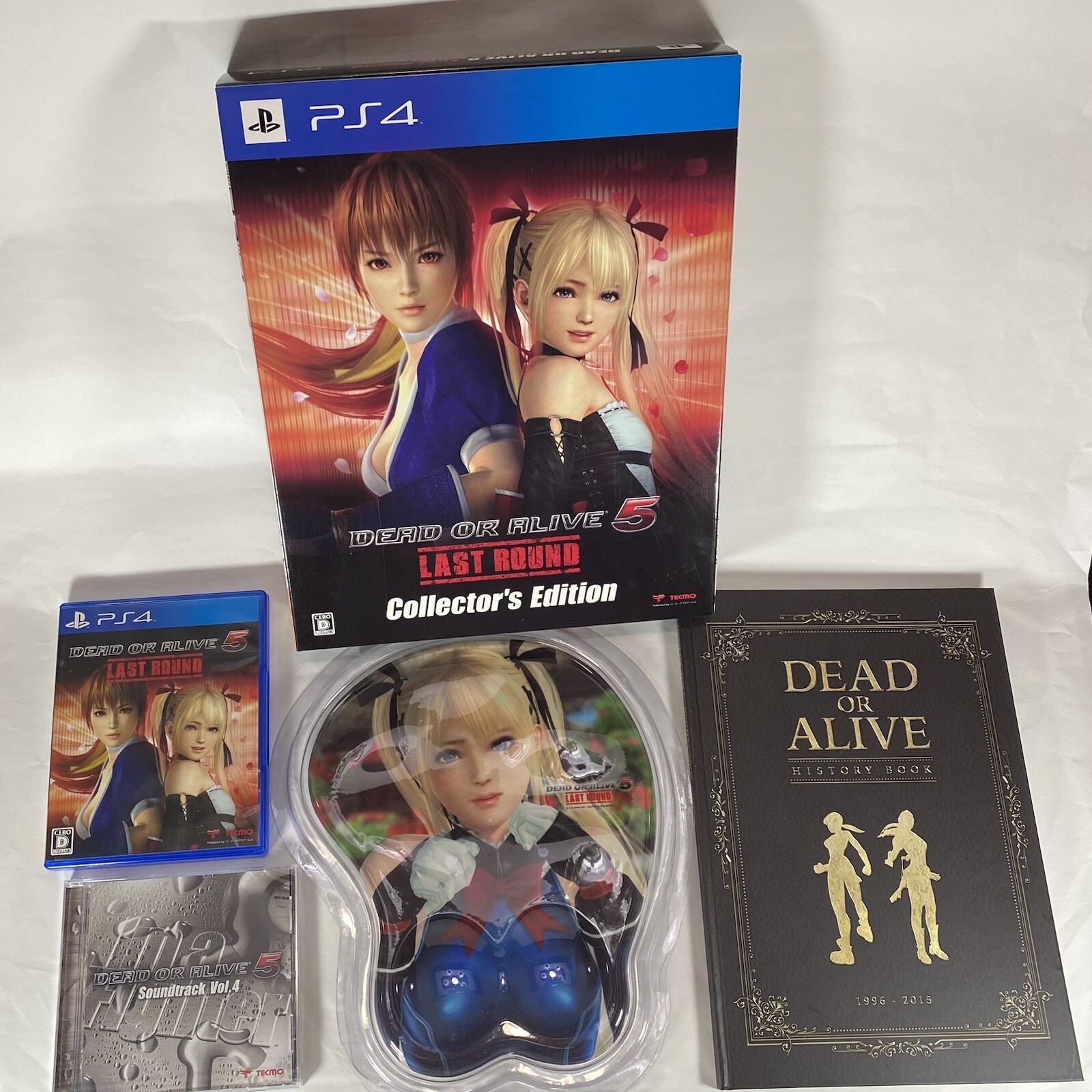 PS4 DEAD OR ALIVE 5 Last Round Collector’s edtion – Game Marie Rose PAD Book CD.