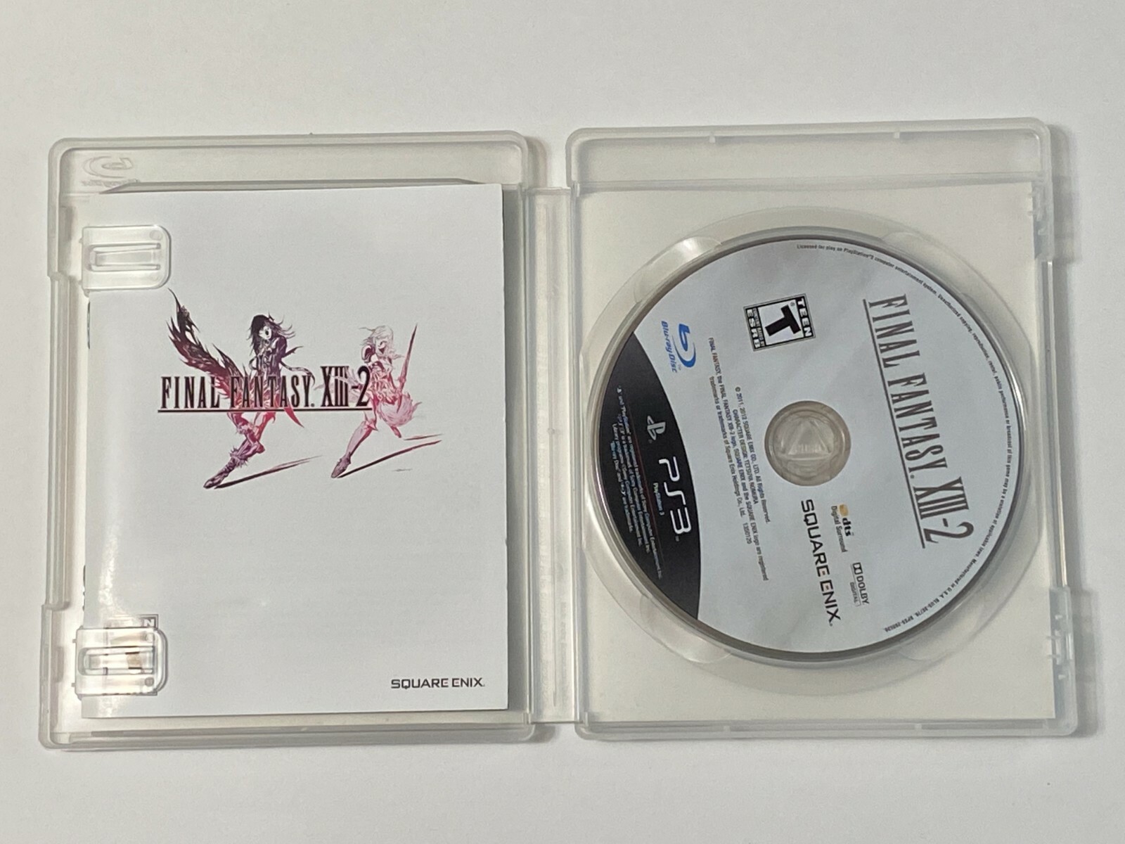 Final Fantasy XIII-2 (PS3, 2012) 100% COMPLETE w/ Manual & Game – NO SCRATCHES