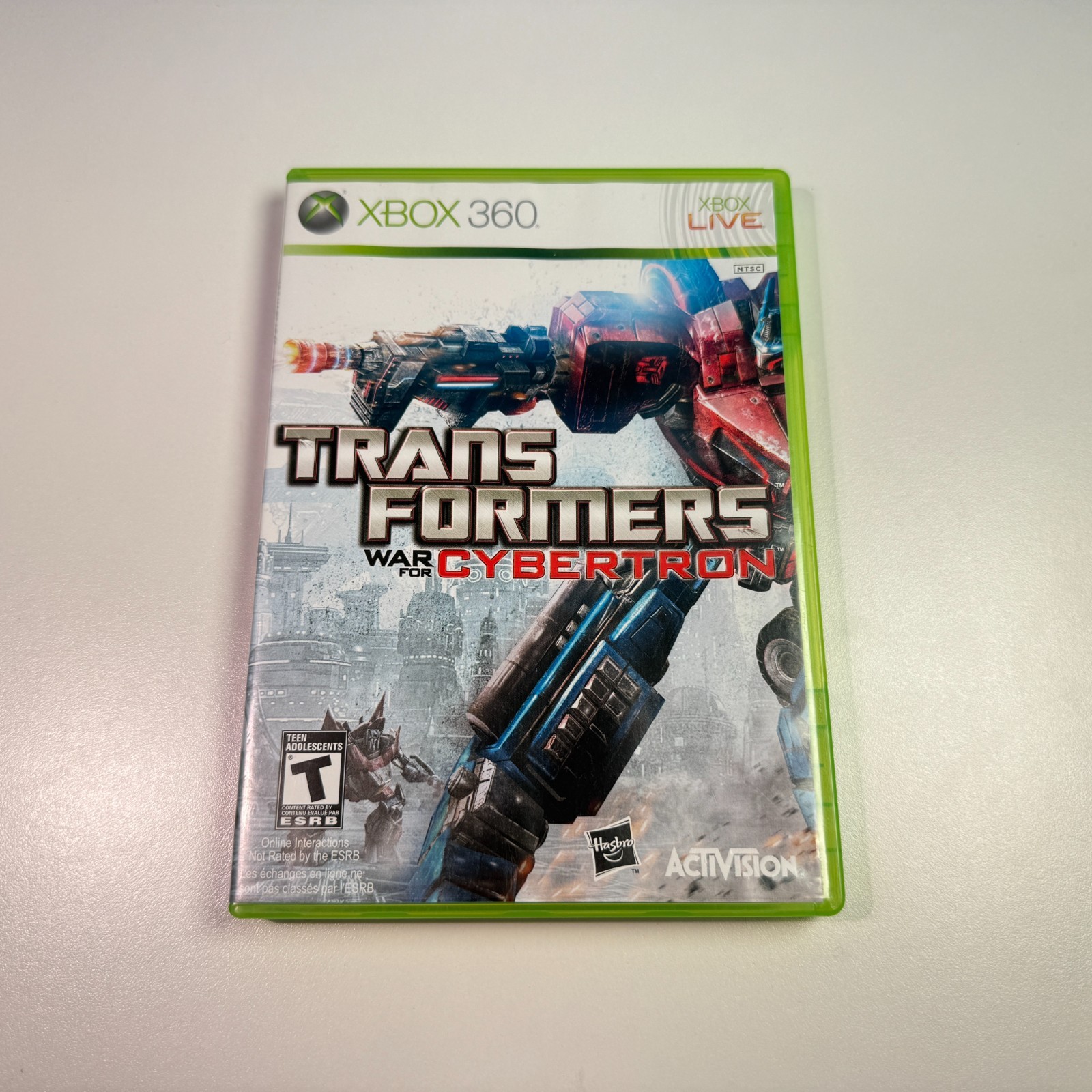 Transformers: War for Cybertron (Microsoft Xbox 360, 2010) Complete In Box CIB