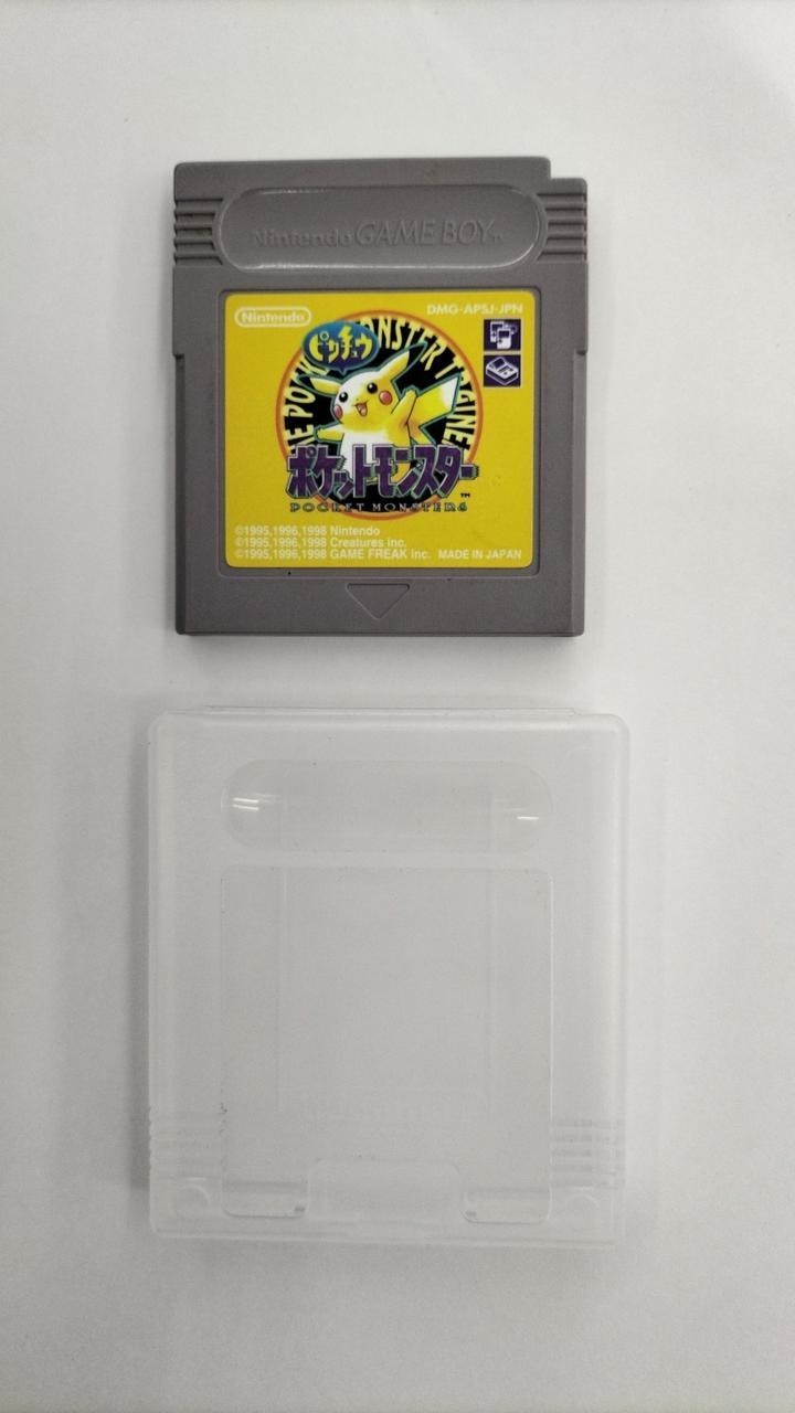 Pokémon Yellow Pikachu Version Game Boy (Japan) with Case A3203