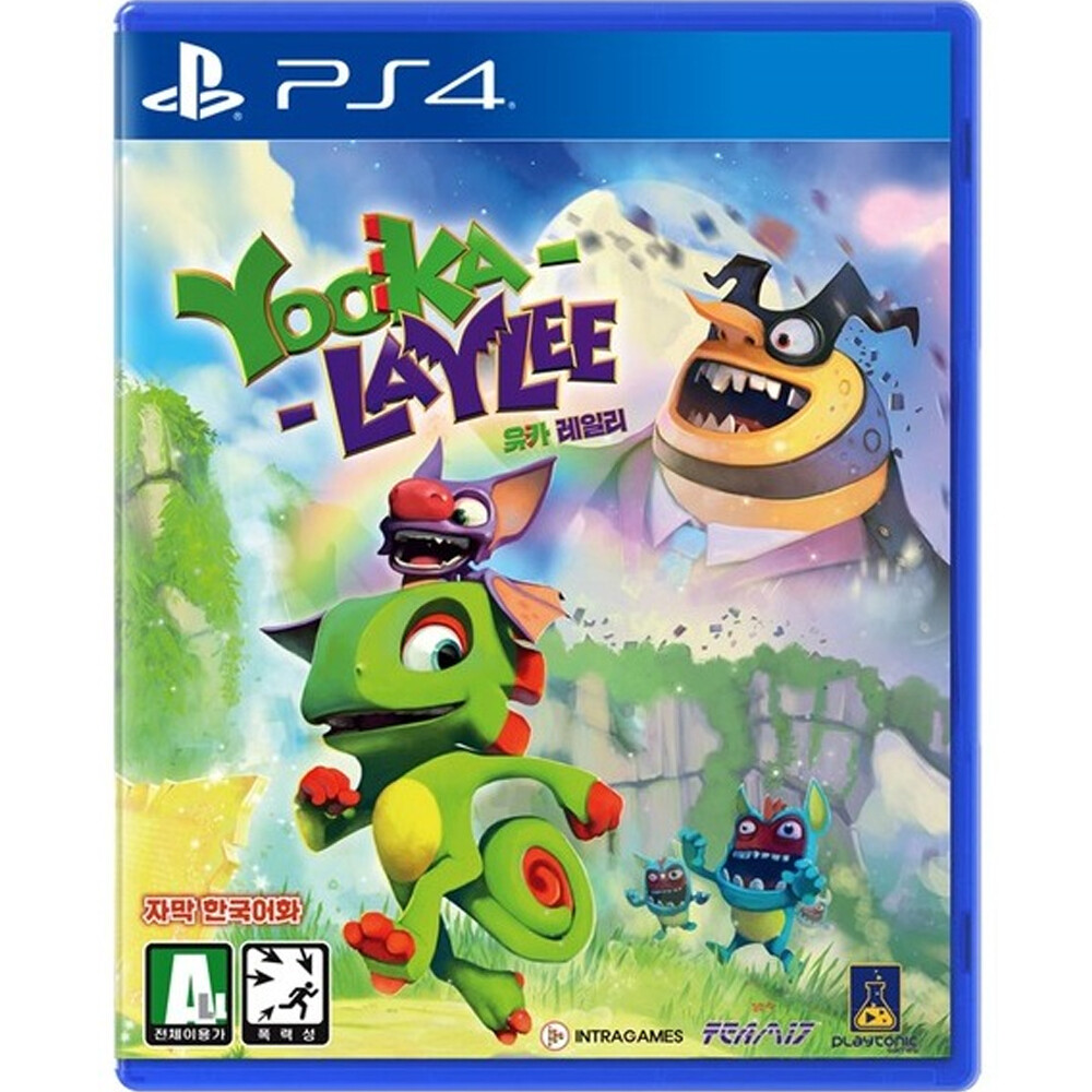 PS4 Yooka-Laylee Korean English French Spanish German Italian