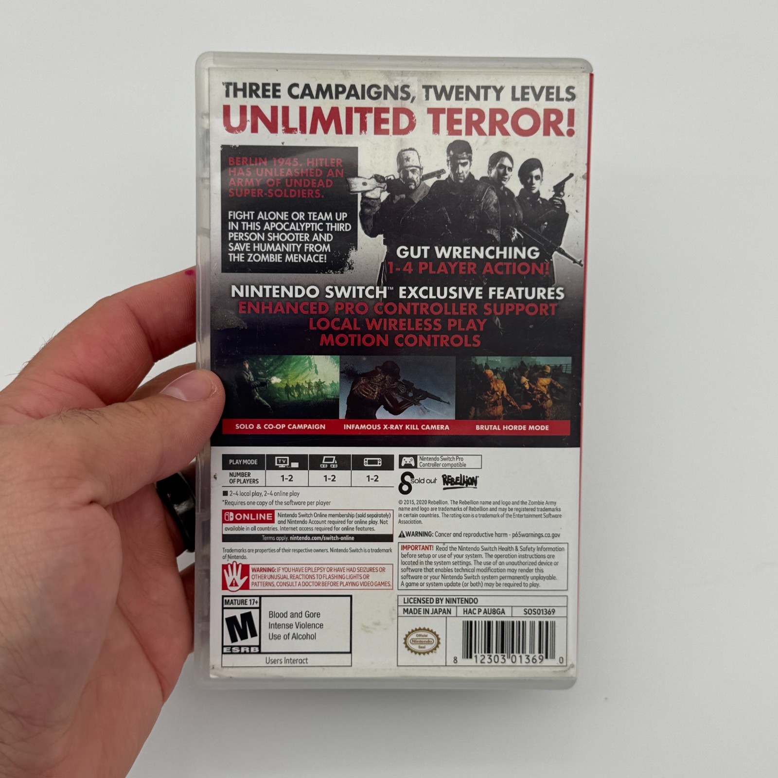Zombie Army Trilogy (Nintendo Switch, 2020)