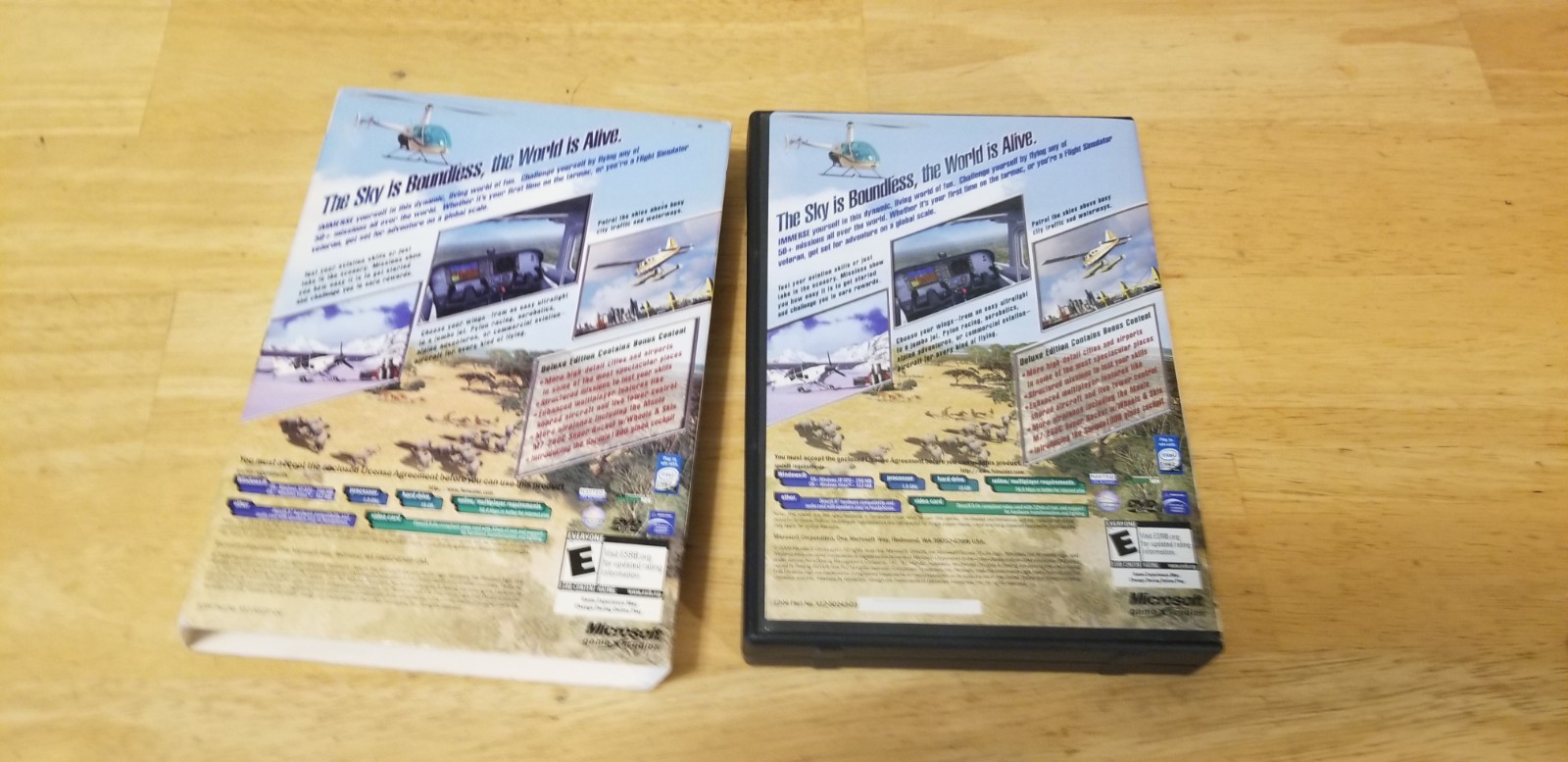 Microsoft Flight Simulator X ~ Deluxe Edition Computer PC W/ Slipcover & Key