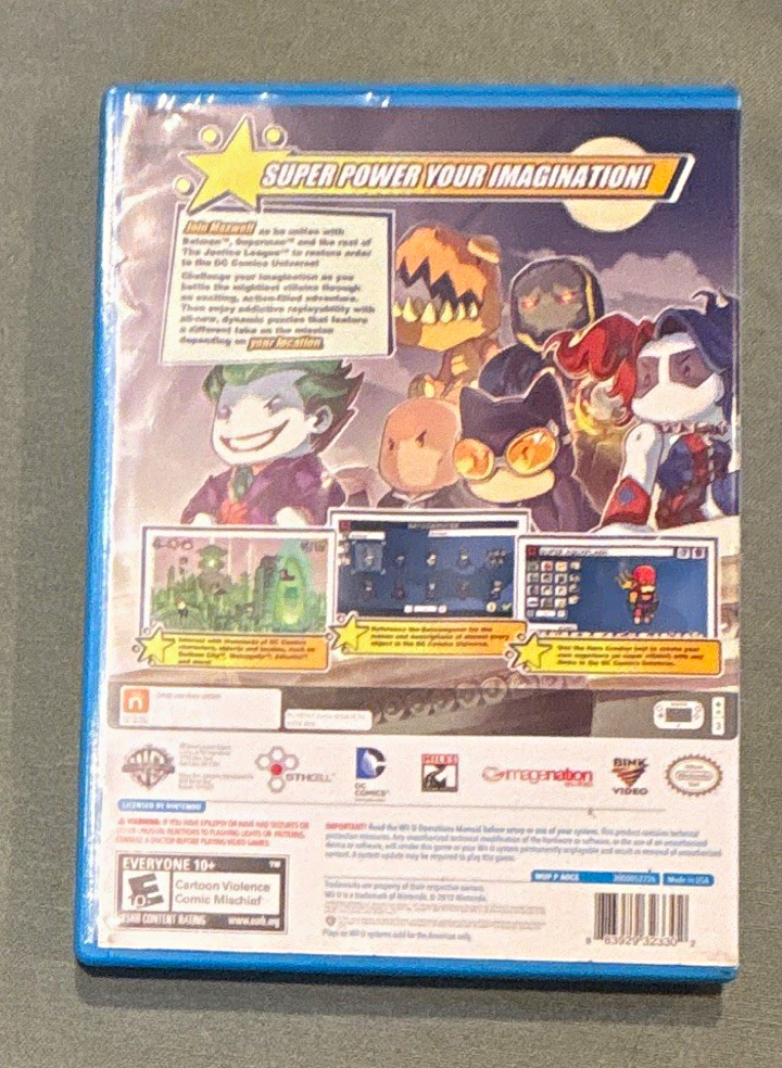 WB Games Scribblenauts Unmasked DC Comics Adventure Wii U 2013 E10+ NTSC