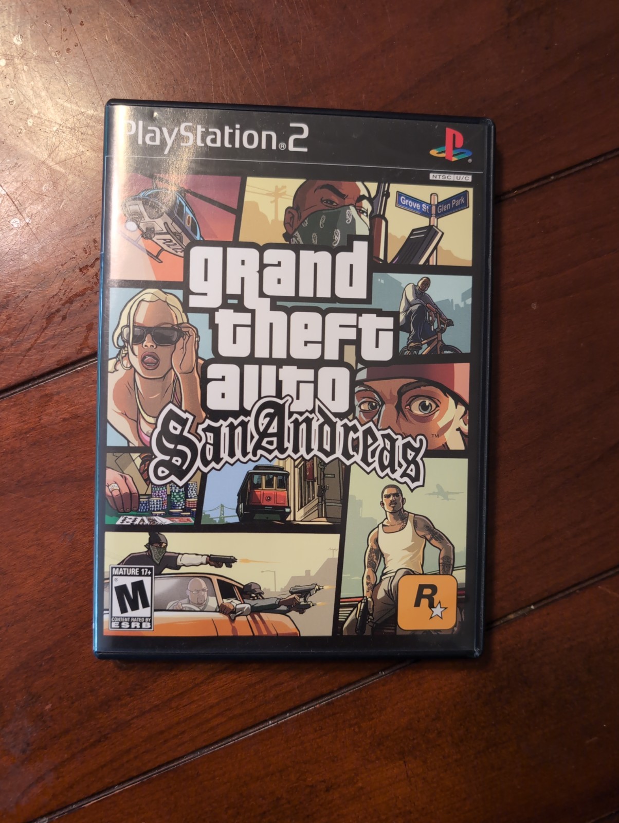 Grand Theft Auto: San Andreas (Sony PlayStation 2,) CIB! Plus Map & Memory Card