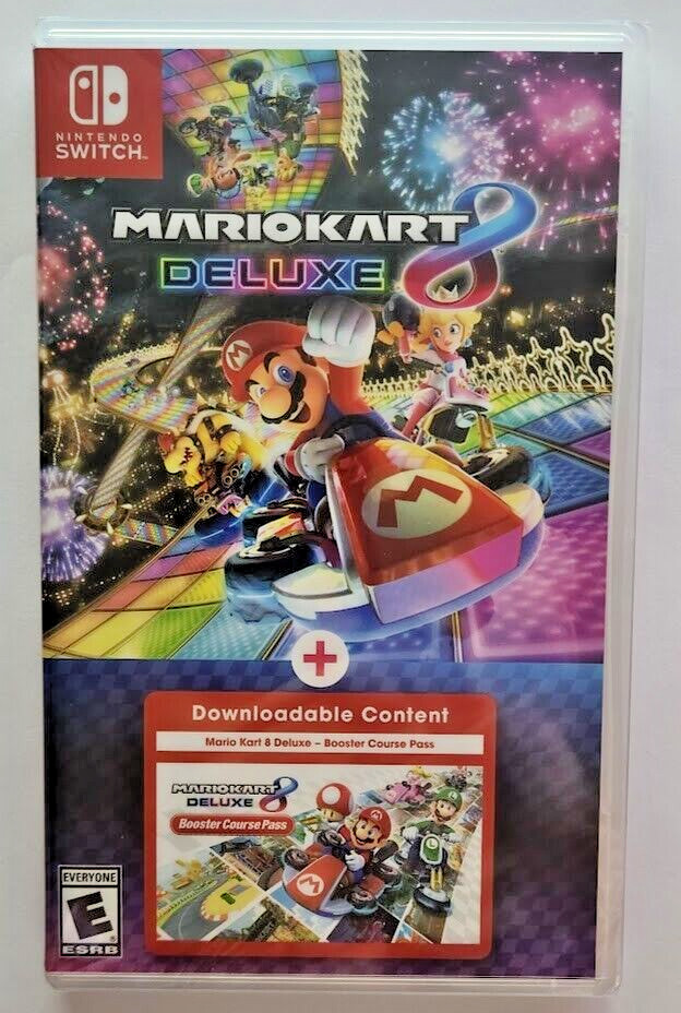 Mario Kart 8 Deluxe + Booster Course Pass (Multi-Language) Switch New (2023)