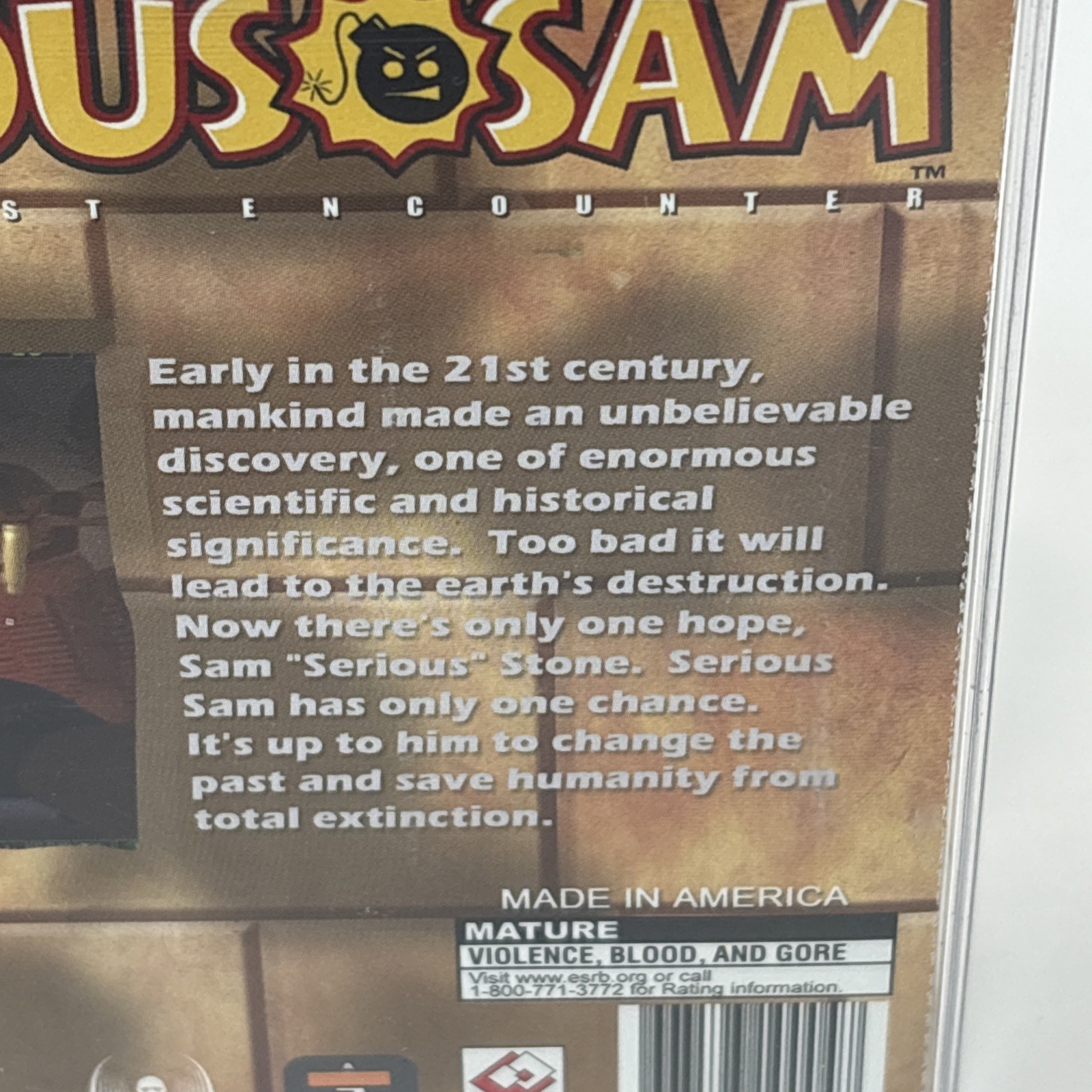 Serious Sam: The First Encounter Game (PC, 2001) Complete CD-Rom