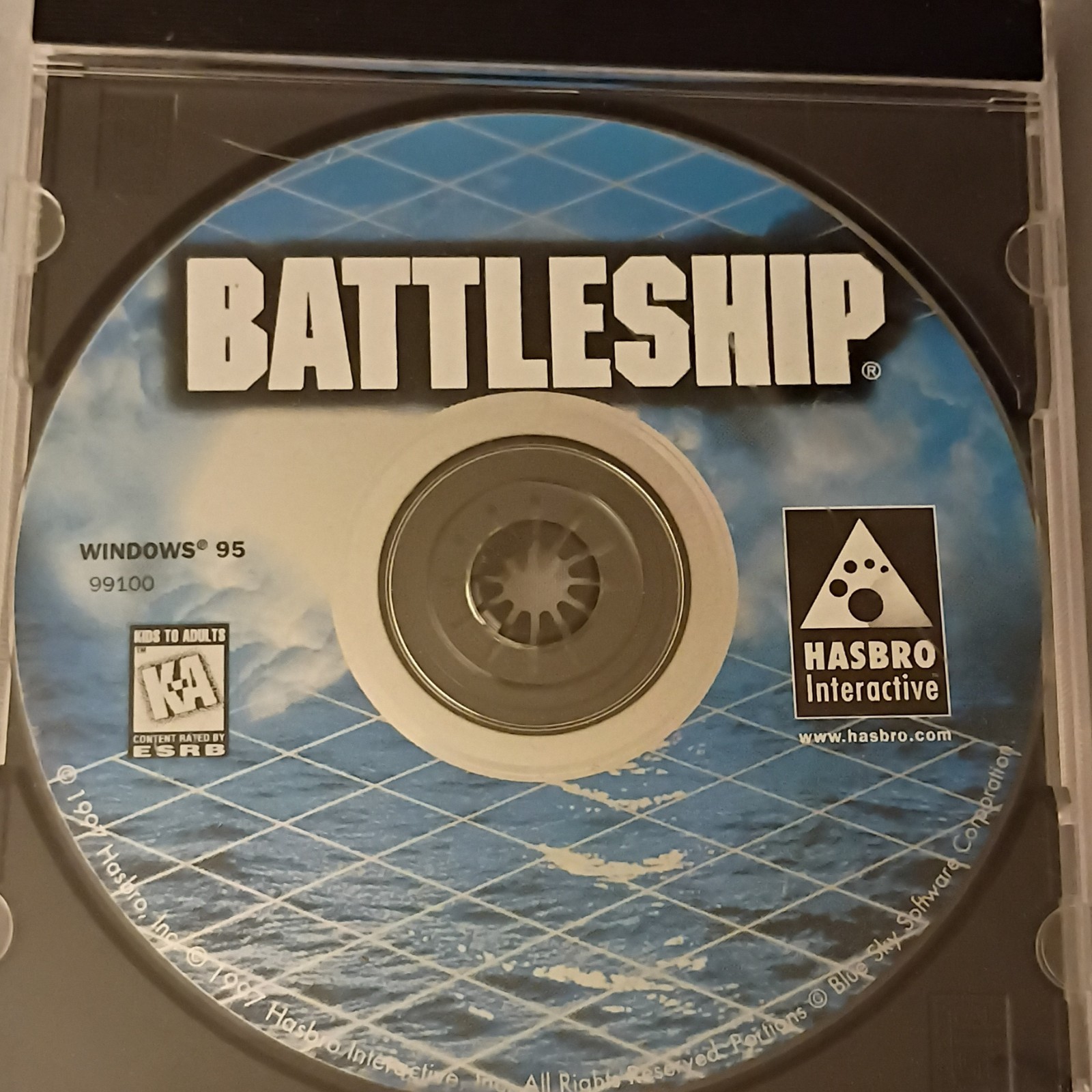 Hasbro Interactive Battleship Windows 95 PC 1997 KA Kids to Adults CD-ROM