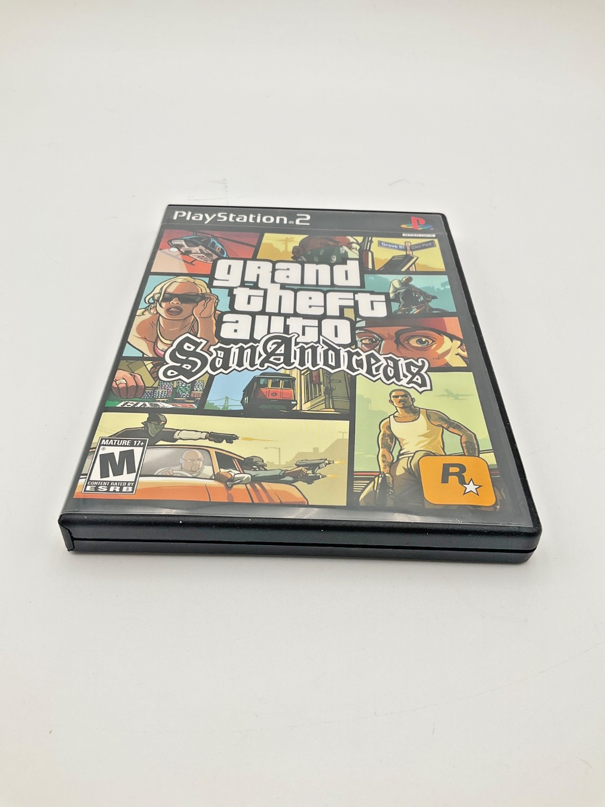 Grand Theft Auto: San Andreas – Item & Box – Very Good Condition – Tested – PS2