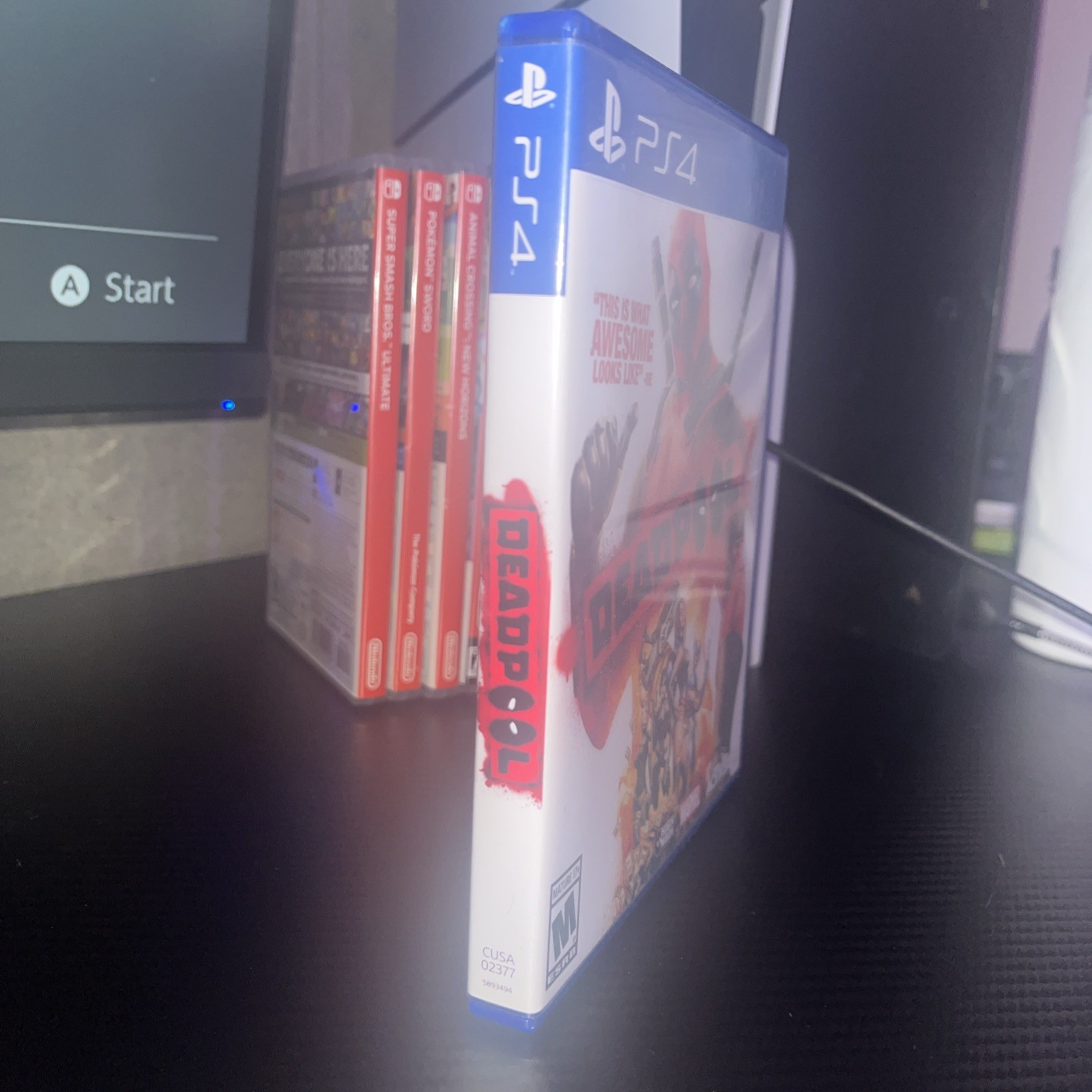 Activision Deadpool Sony PlayStation 4 PS4 M (Mature) Video Game w/ Case