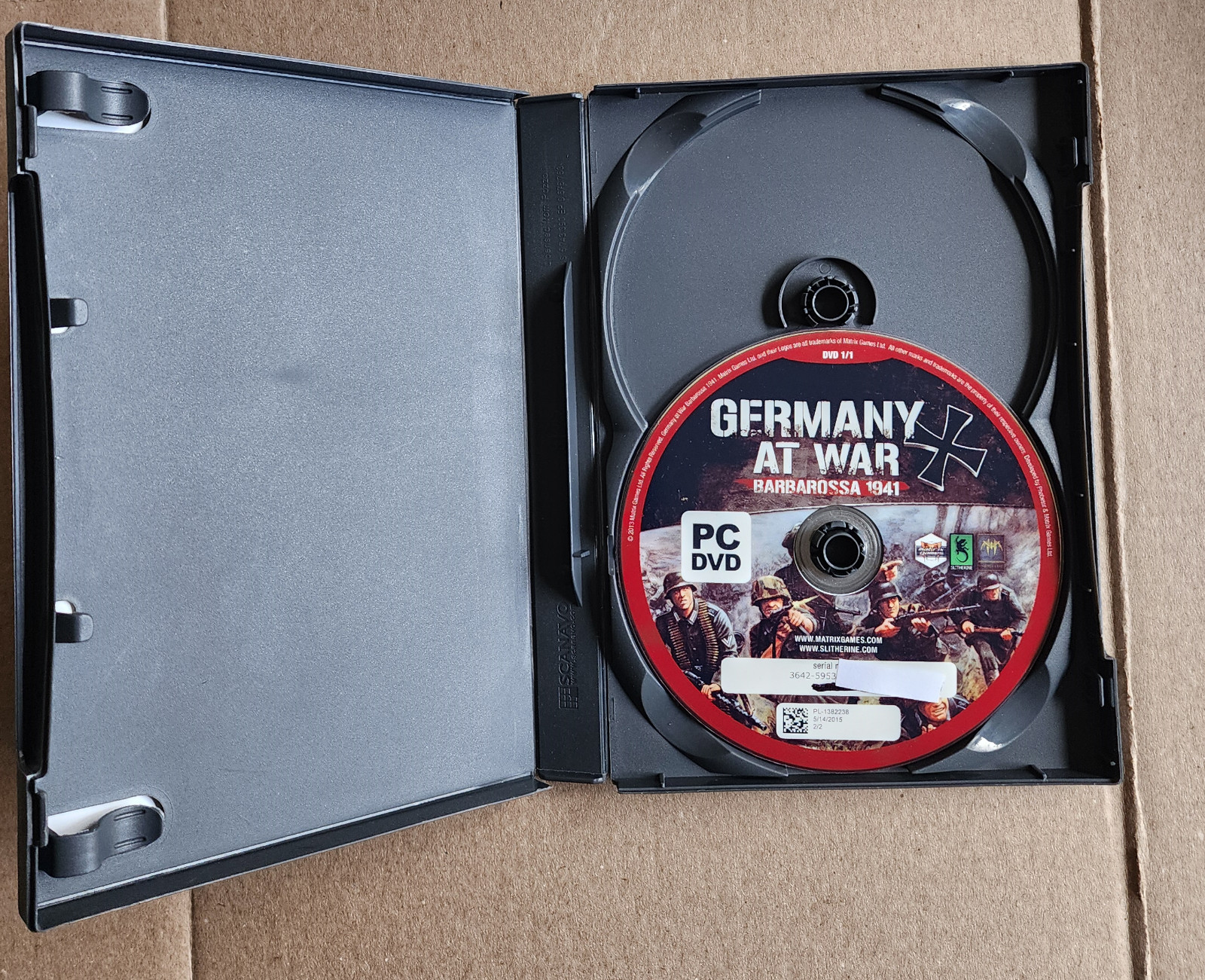 Germany At War Barbarossa 1941 (2013) PC Wargame w/ Install Code, Manual On CD
