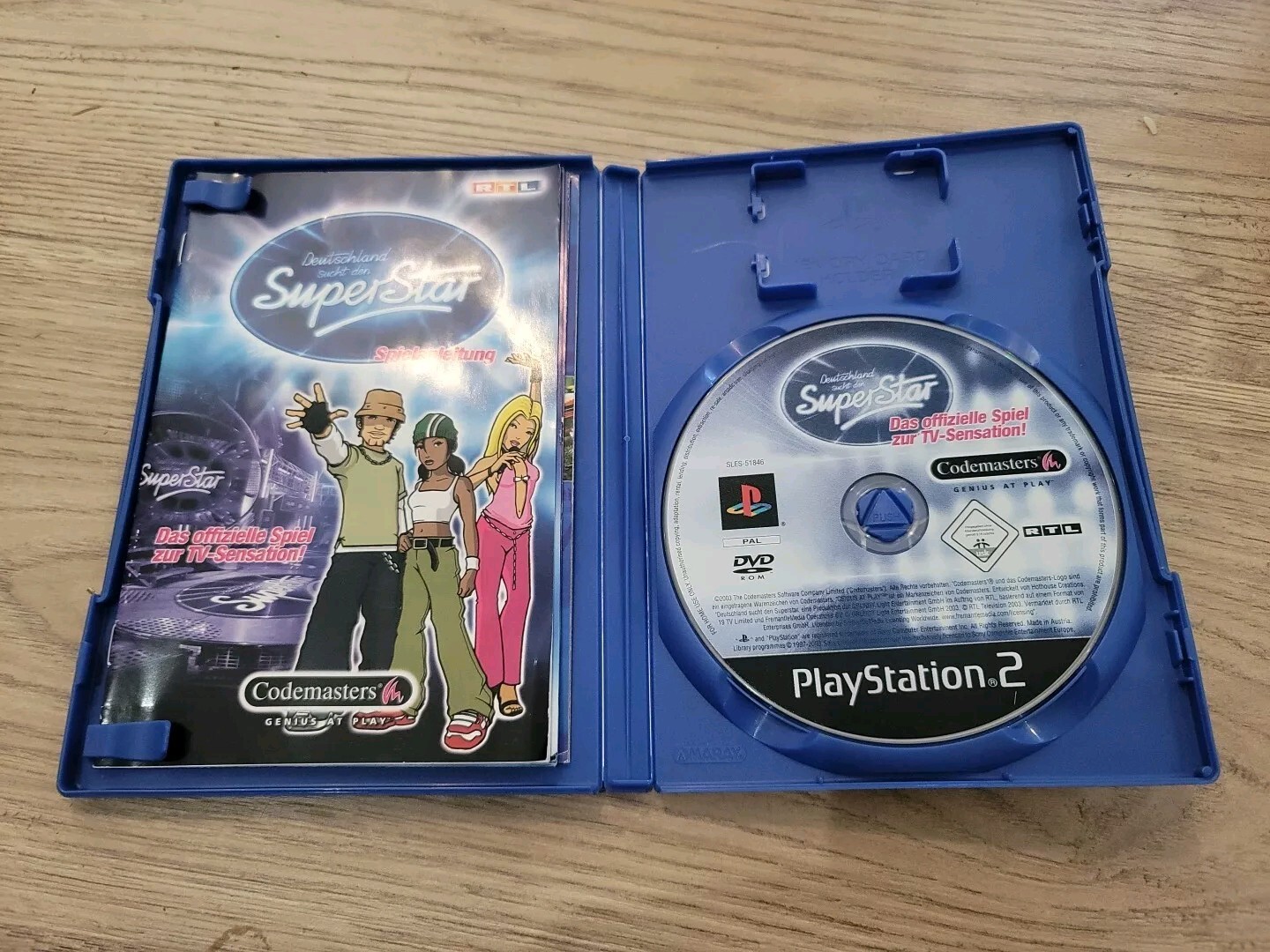 Deutschland sucht den Superstar PS2 Playstation 2 PAL READ!!!