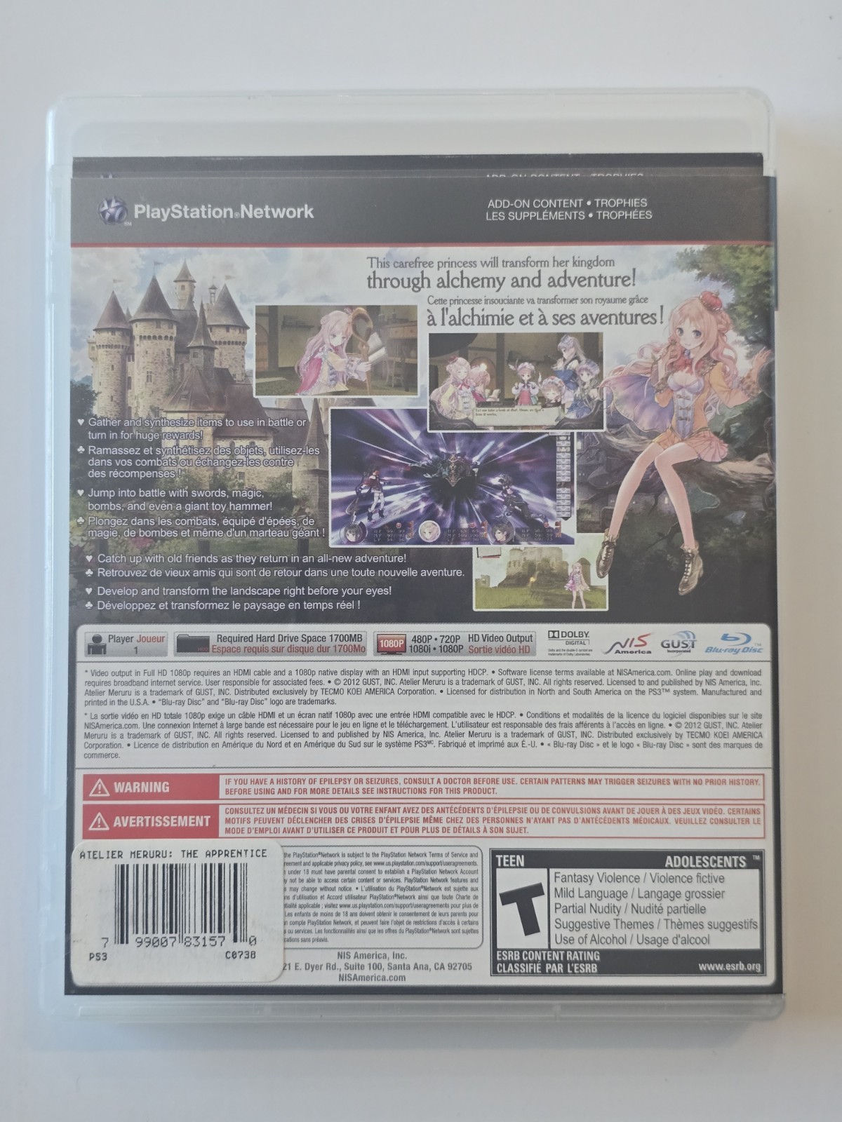 Atelier Meruru: The Apprentice of Arland (Sony PlayStation 3, 2012)