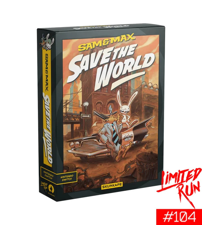 Sam and Max Save the World Collector’s Edition LRG#104 Nintendo Switch Brand New