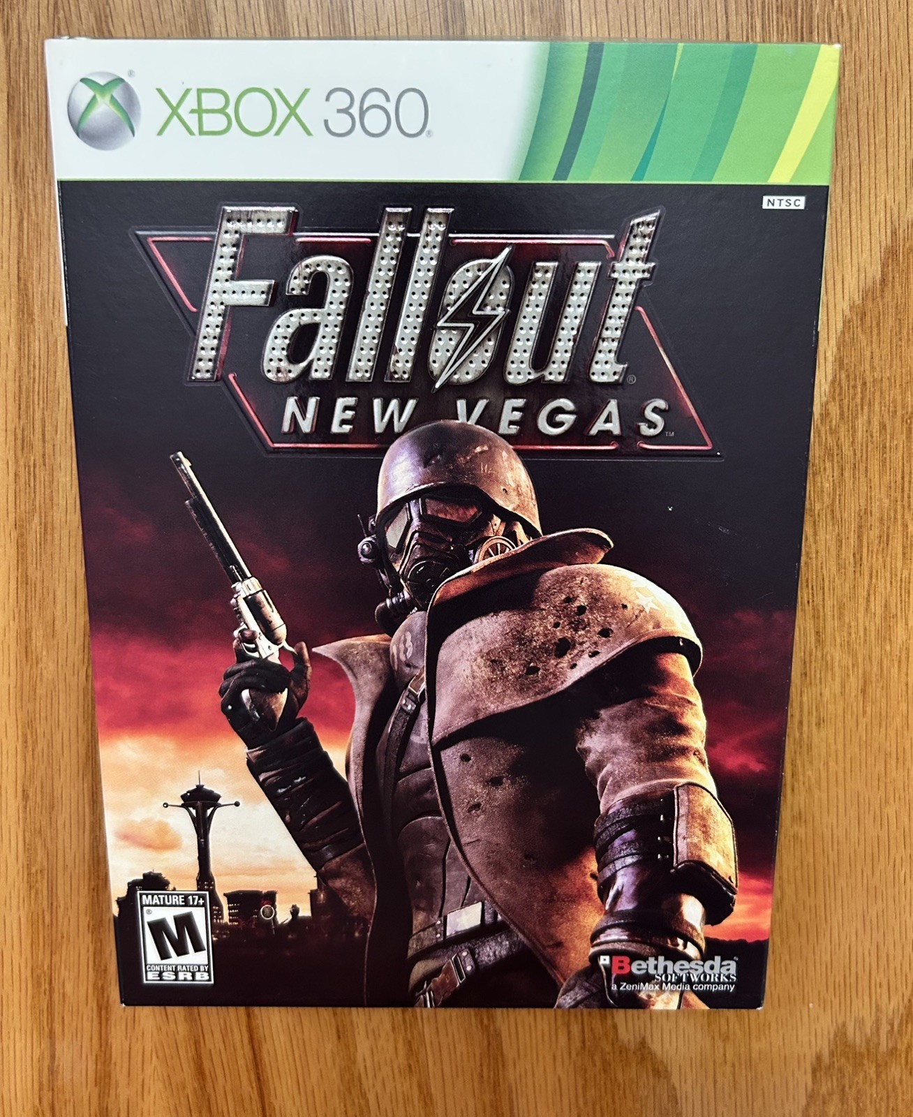 Fallout New Vegas Xbox 360 Factory Sealed DNSB 10/19/10 Slipcover Y-Fold Sticker