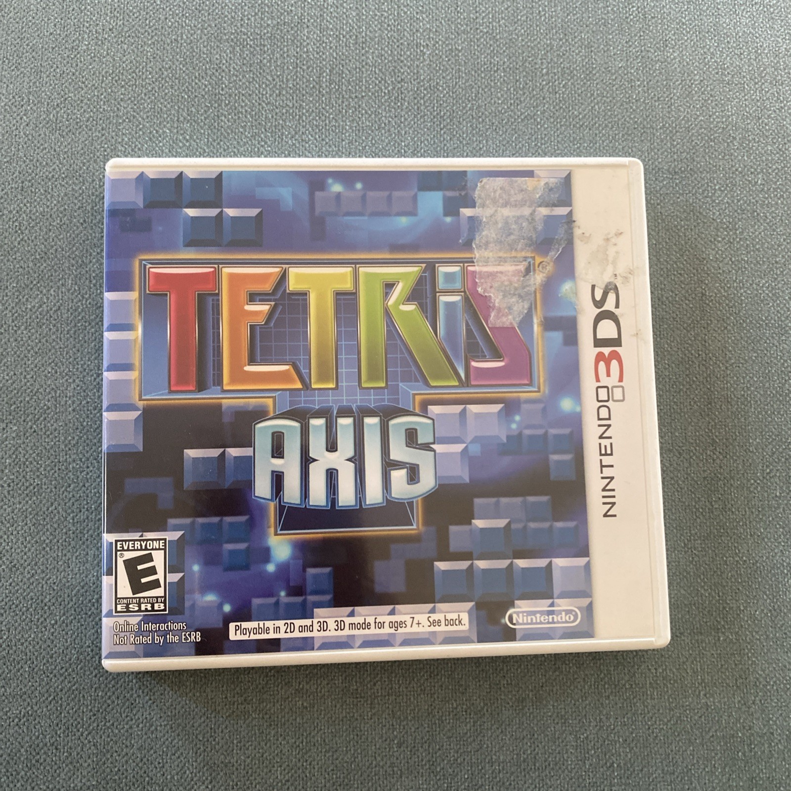 Tetris: Axis (Nintendo 3DS, 2011) – Complete All inserts – Tested CIB