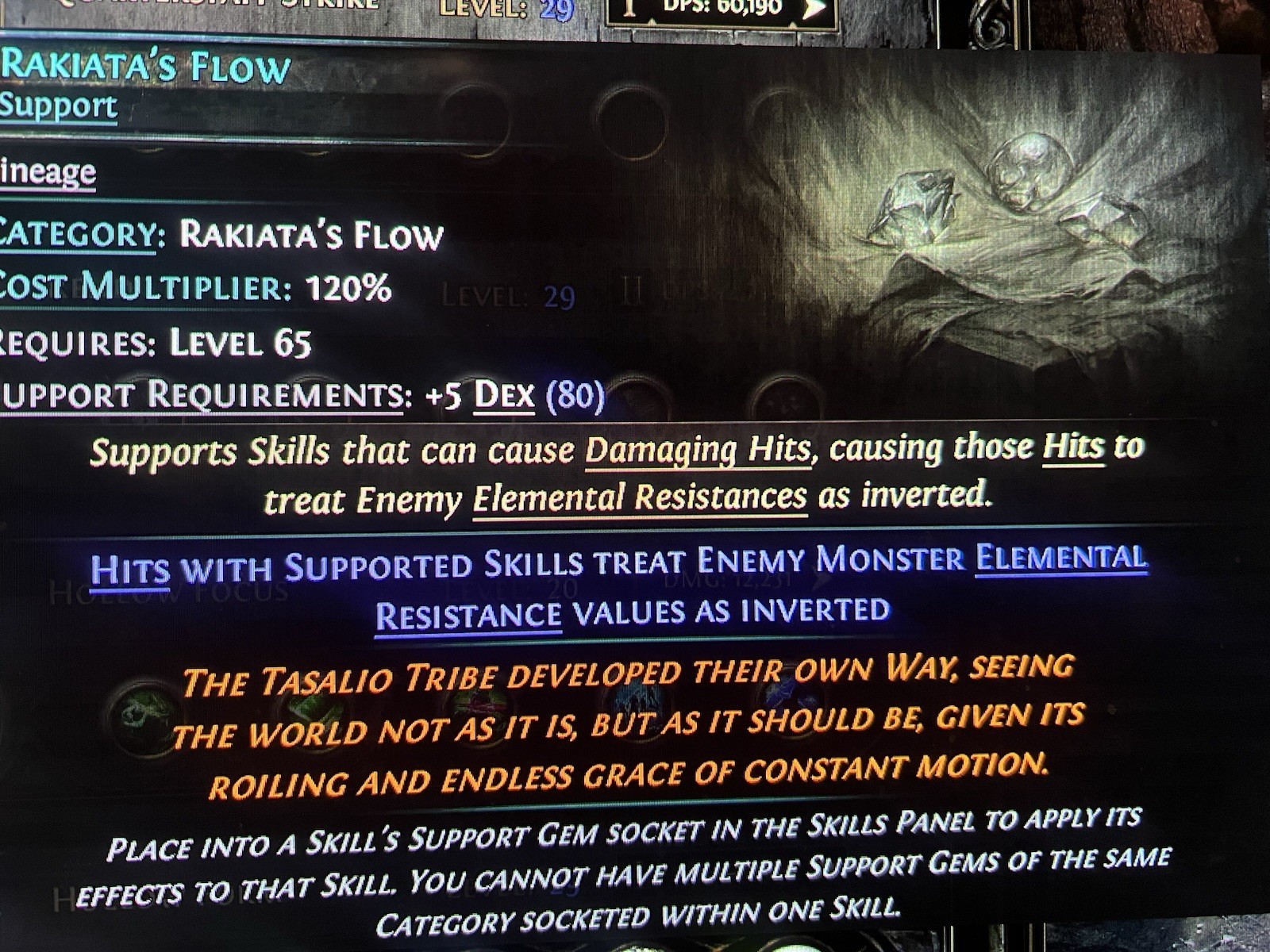 Path of Exile 2 Return of the Ancients League. RAKIATA’S FLOW Lineage SupportGEM