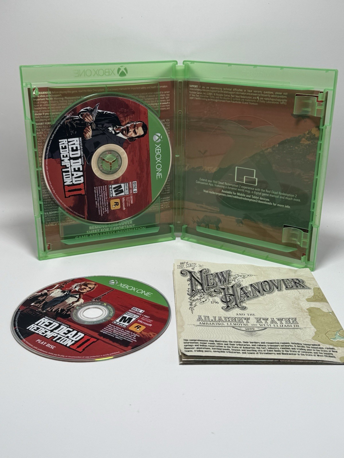 Red Dead Redemption 2 – Microsoft Xbox One (2 Disc + Map Included) No Manual