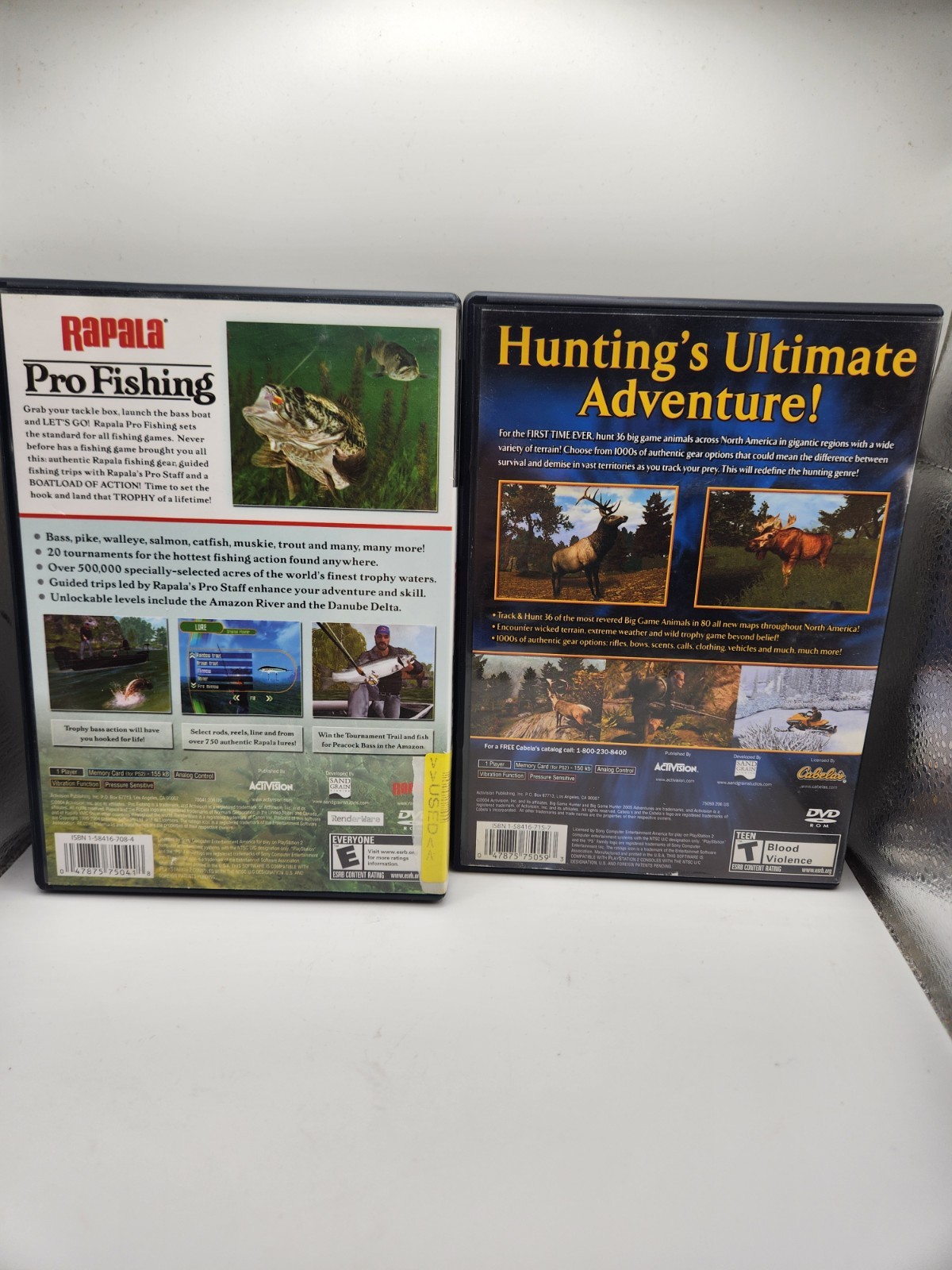 Cabela’s Hunting Game Bundle – Sony PlayStation 2 – Cib Tested Nice! Read Descpt