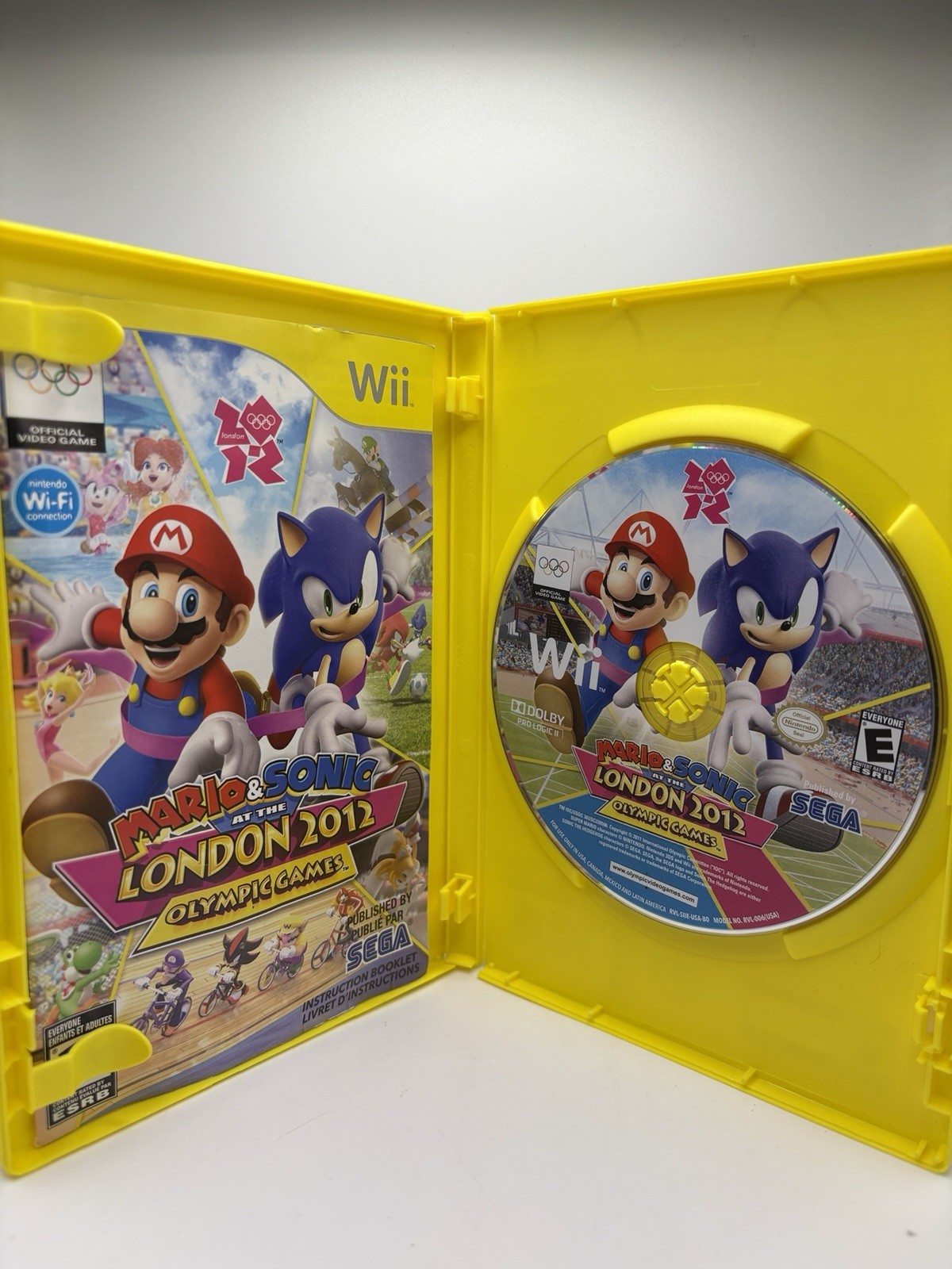 Mario & Sonic at the London 2012 Olympic Games (Nintendo Wii, 2011) CIB COMPLETE