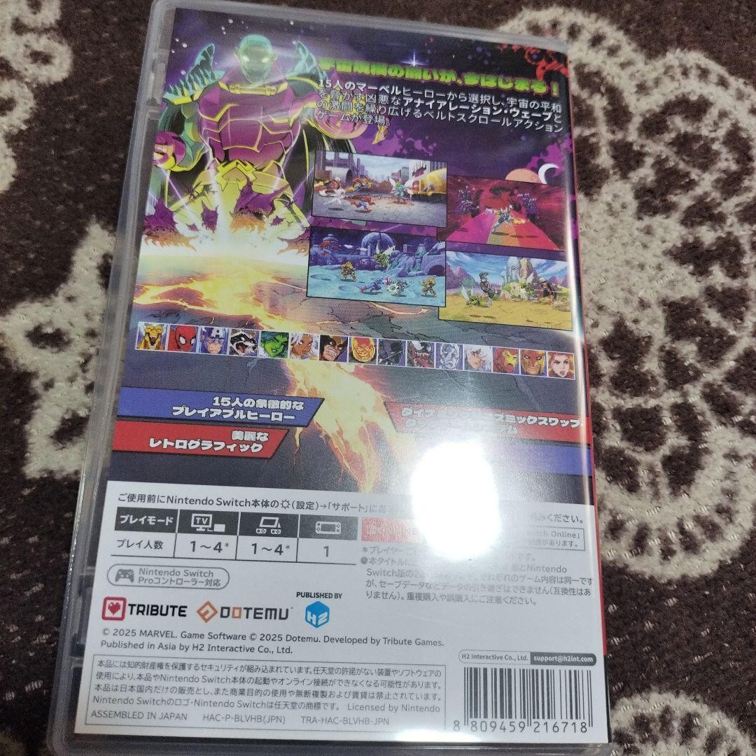 Marvel Cosmic Invasion Dotemu for Nintendo Switch Video Game japan used