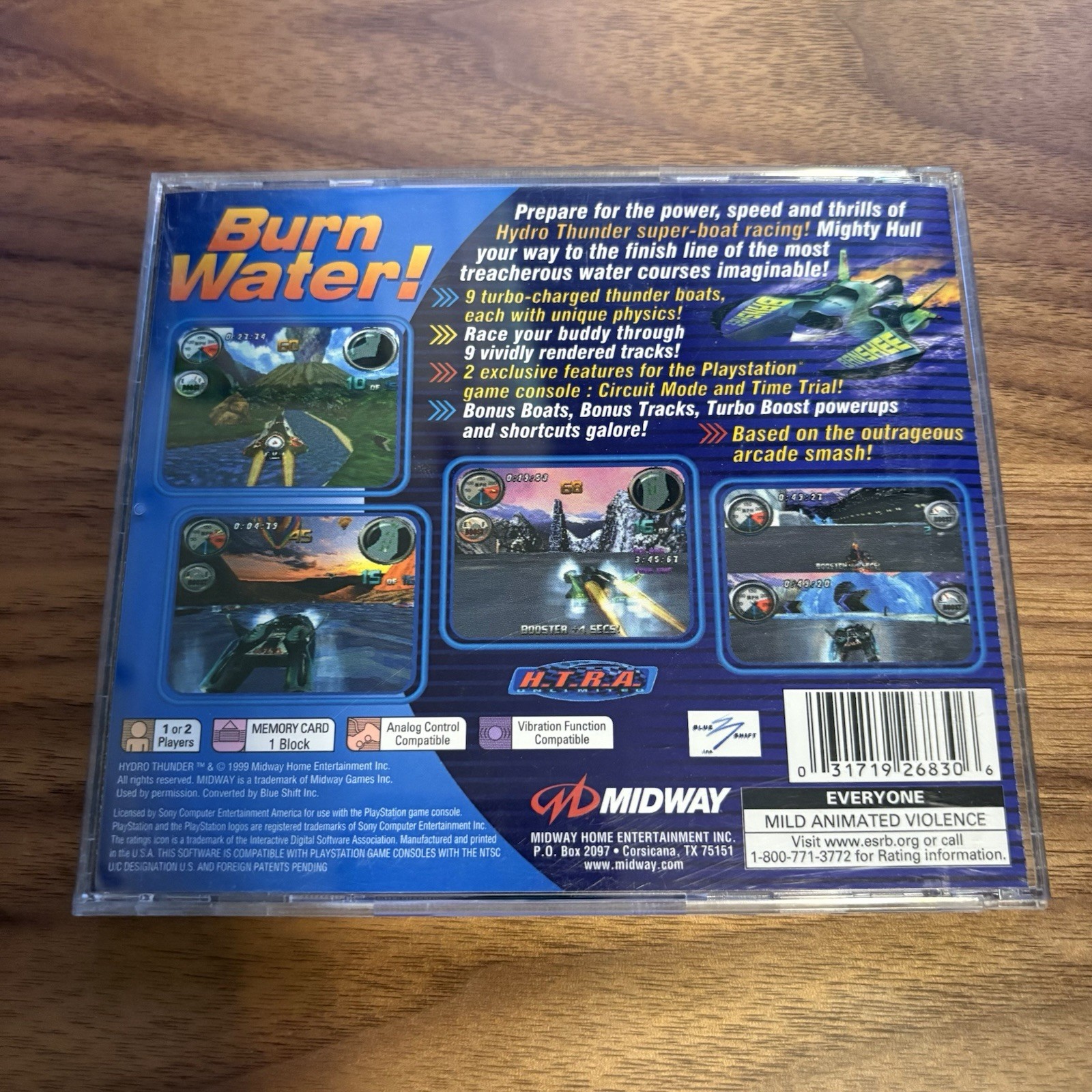 Hydro Thunder (Sony PlayStation 1, 2000) CIB
