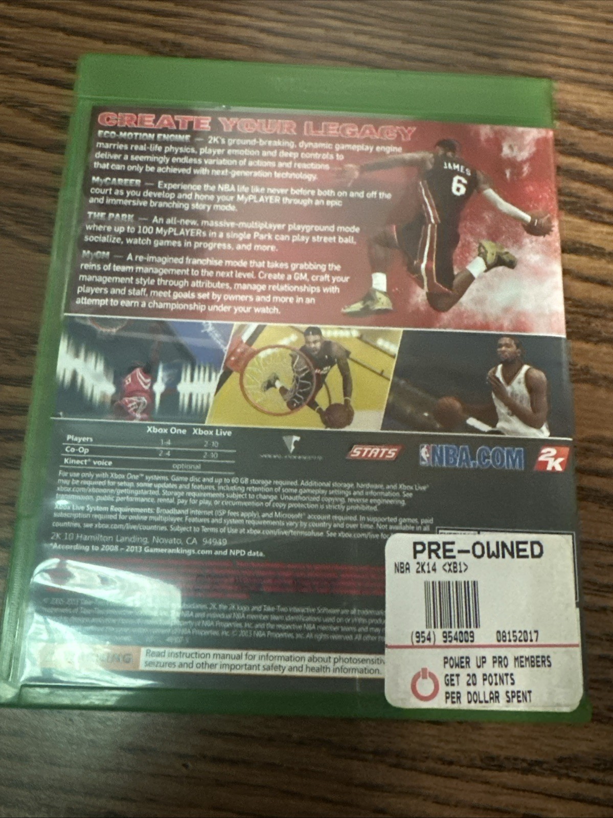 NBA 2K14 Microsoft Xbox One CIB