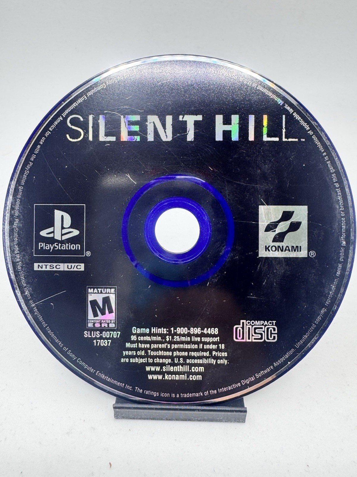 Silent Hill (Sony PlayStation 1) [Disc Only] Tested Working
