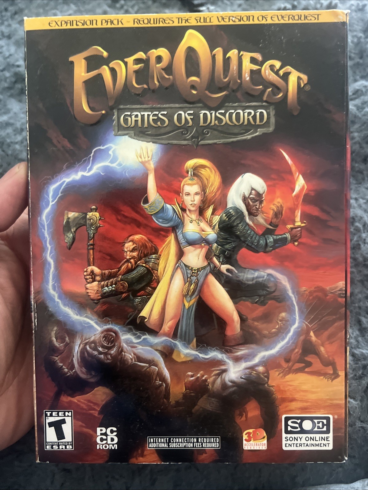 EverQuest: Gates of Discord Expansion Pack PC Version Fantasy Game A-1074