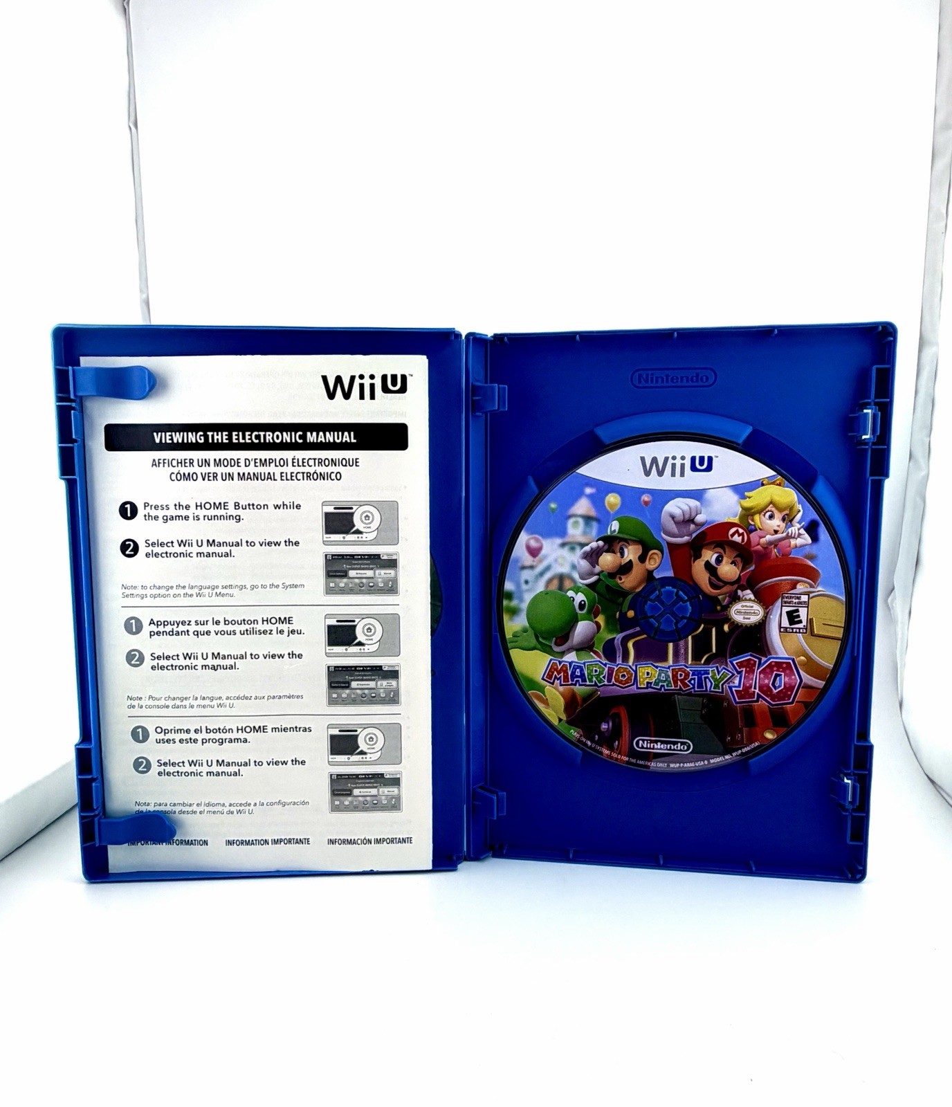Mario Party 10 Nintendo Wii U 2015 Complete Set with Manual – Fast Free Shipping