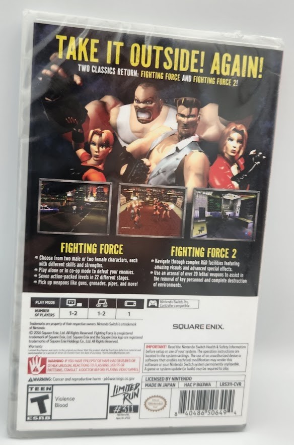 Fighting Force Collection Switch Brand New Game ( 2026 Fighting )