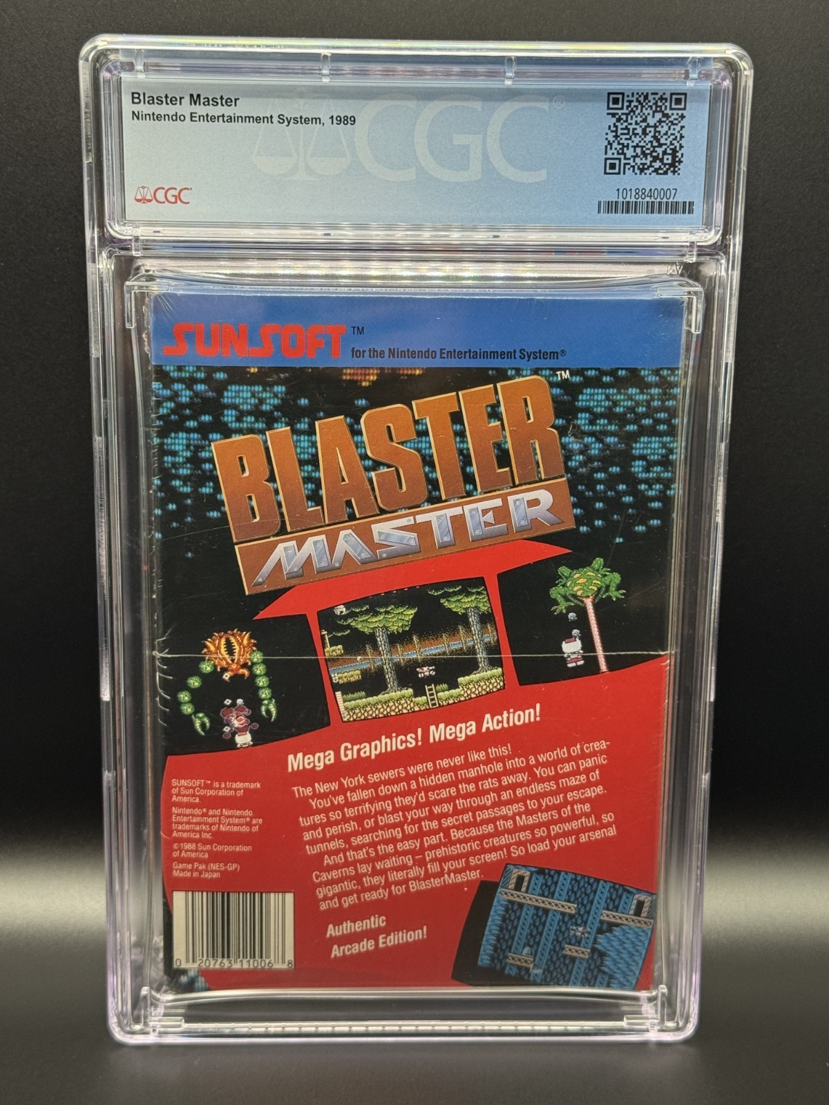 Blaster Master NES Sealed CGC 8.5 A+ (NOT WATA OR PSA)