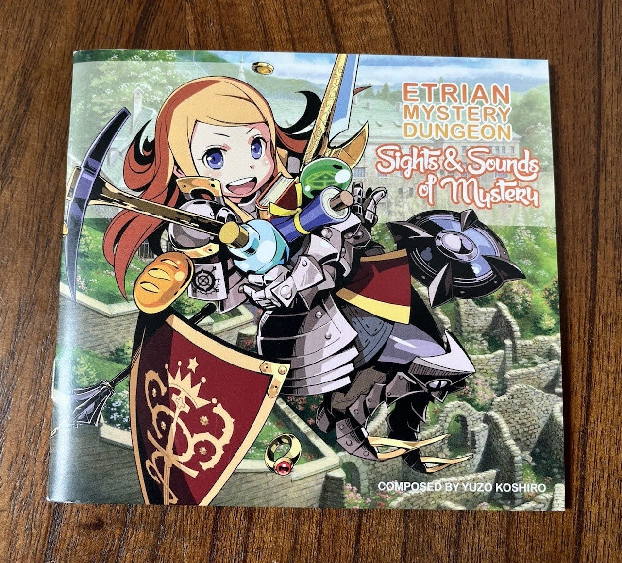 Etrian Mystery Dungeon (Nintendo 3DS, 2015) Special Book & Music CD COMPLETE
