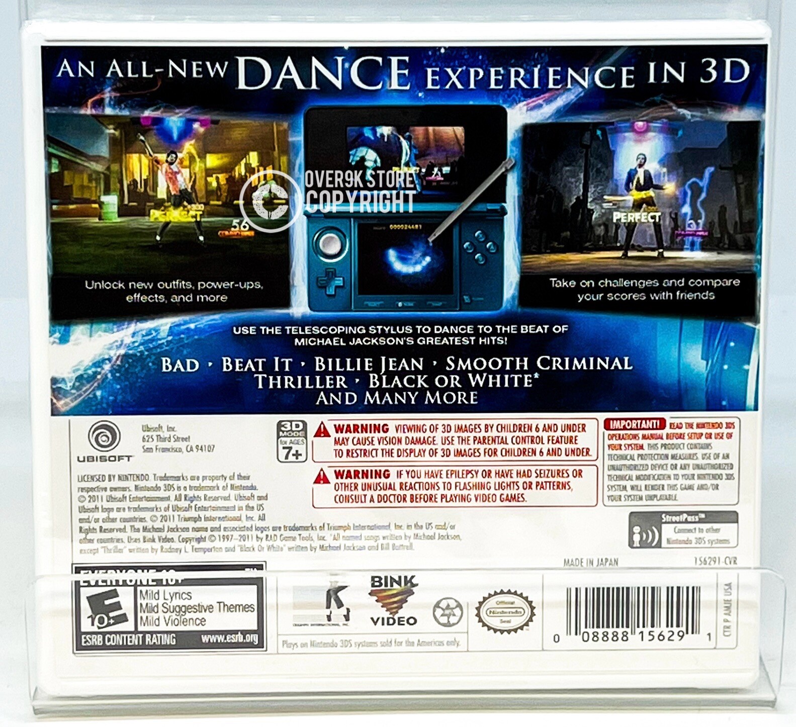 Michael Jackson – The Experience 3D – Nintendo 3DS – Brand New | Factory Sealed